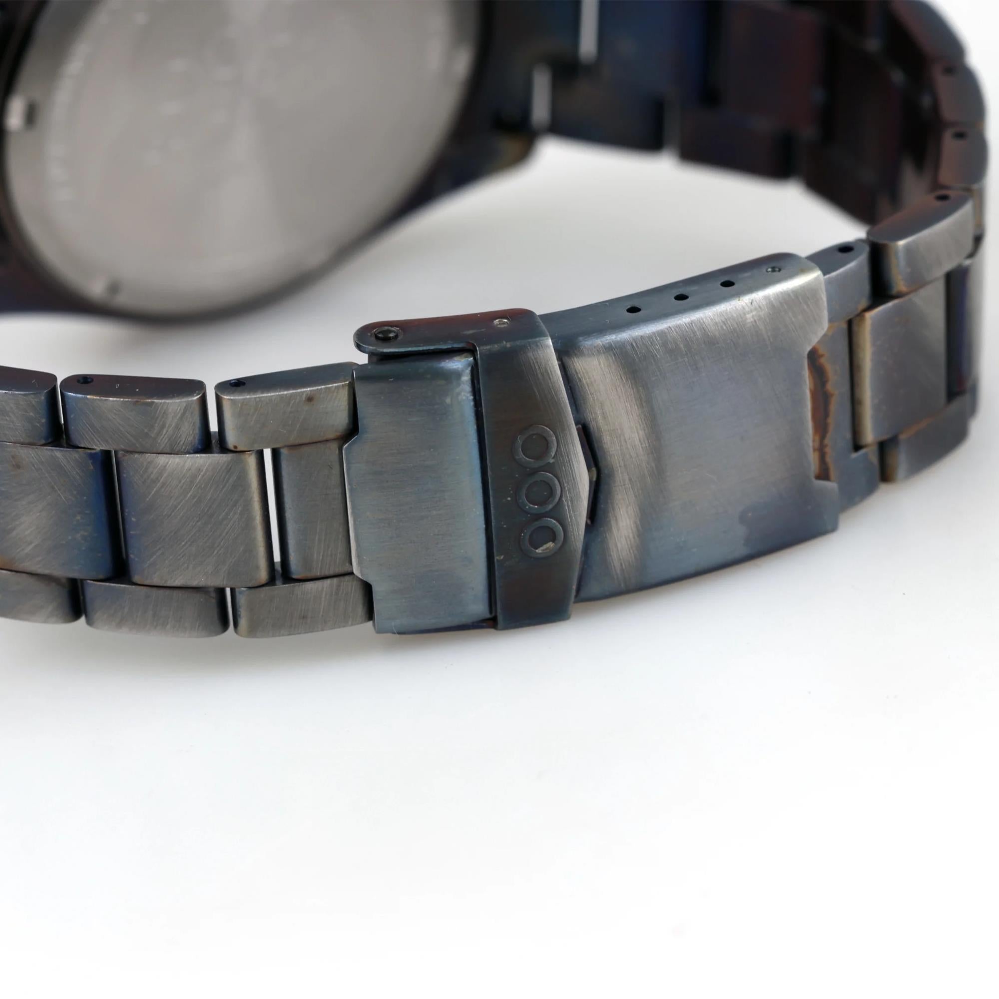 Out of Order Casanova 44mm Blue Mediterraneo Blue Dial Steel Mens Quartz Watch OOO.001-27.BL.BI