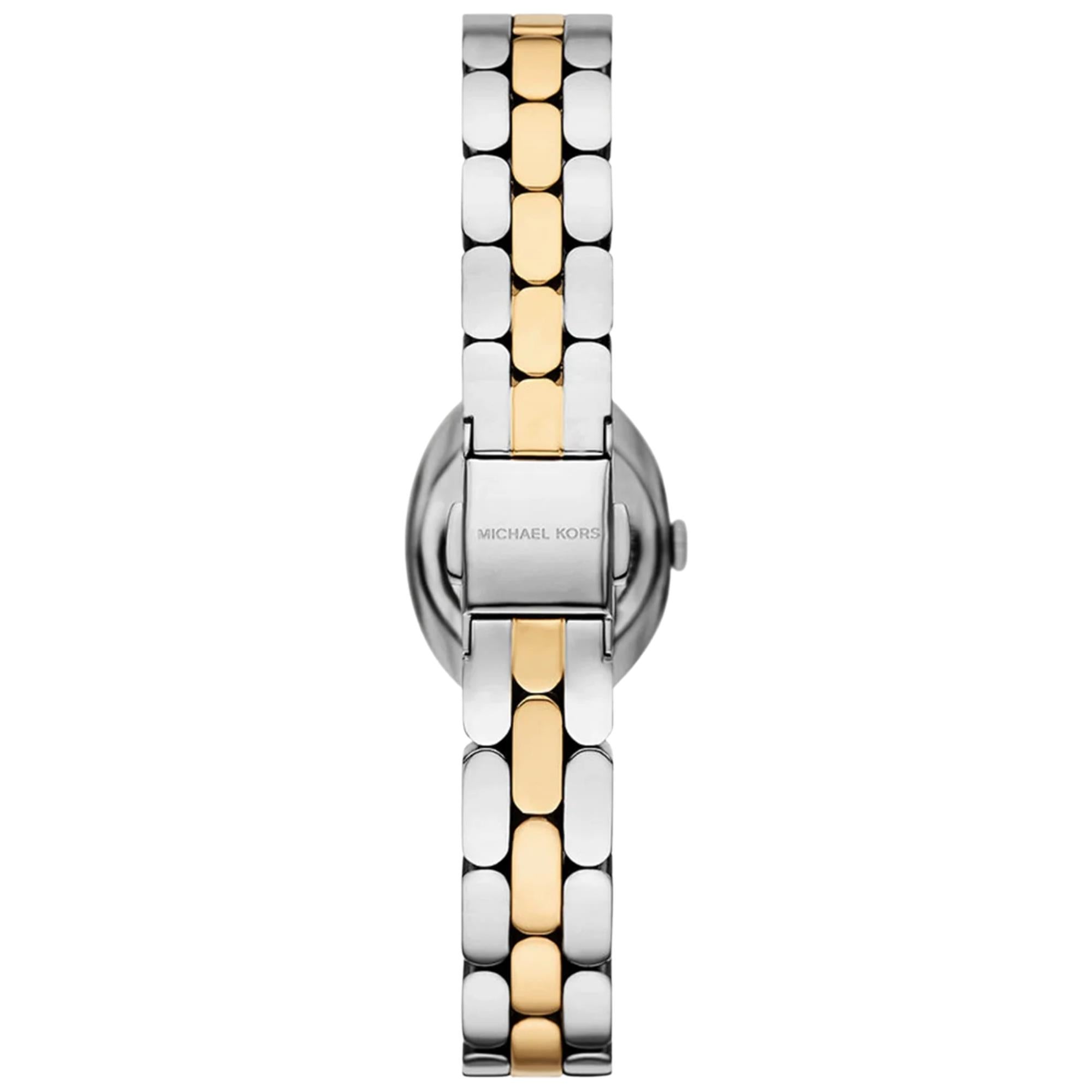Michael Kors Maude 20.5mm White Dial Steel Ladies Quartz Watch MK4956
