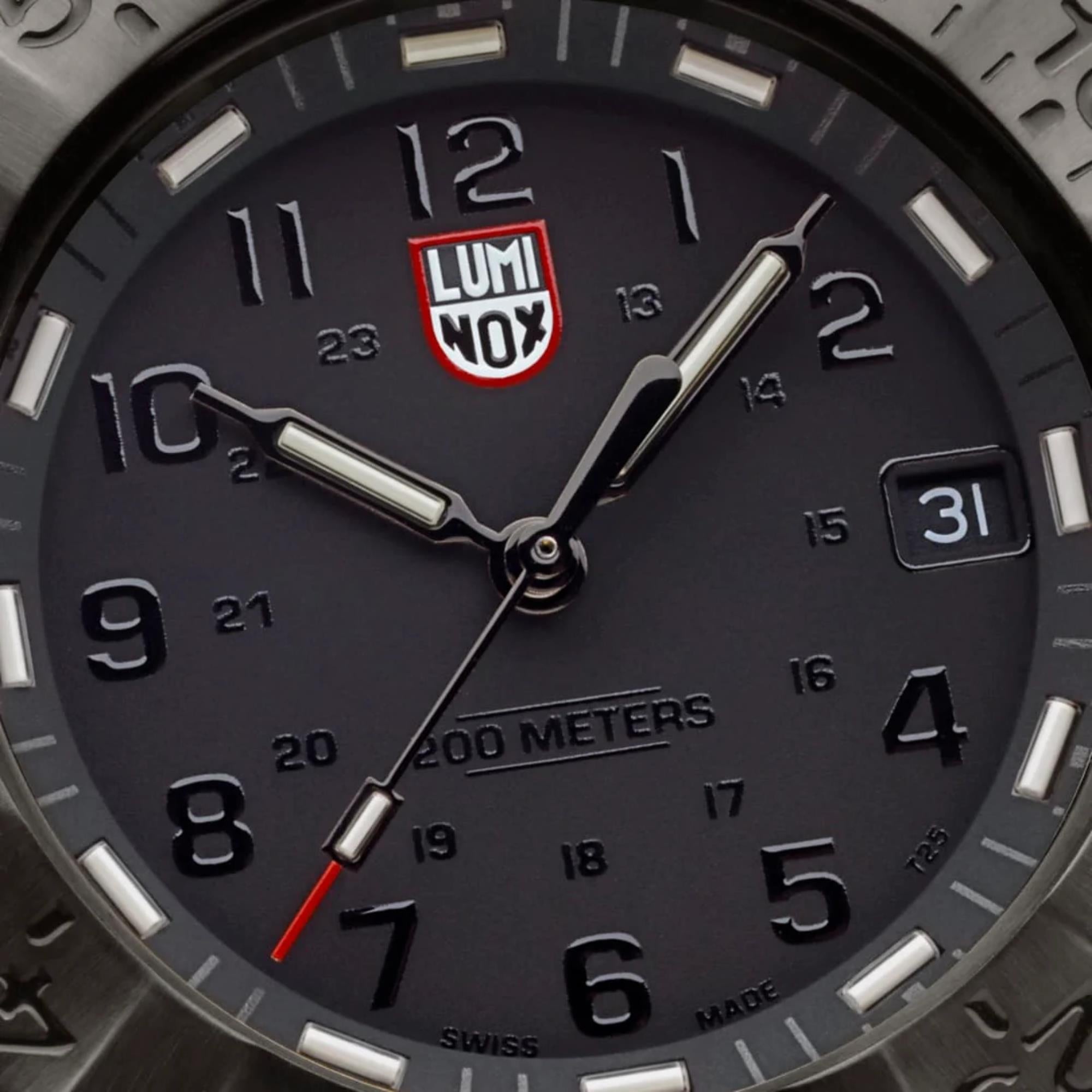 Luminox Navy Seal Foundation 43mm Black Dial Steel Mens Quartz Watch XS.3228.NSF