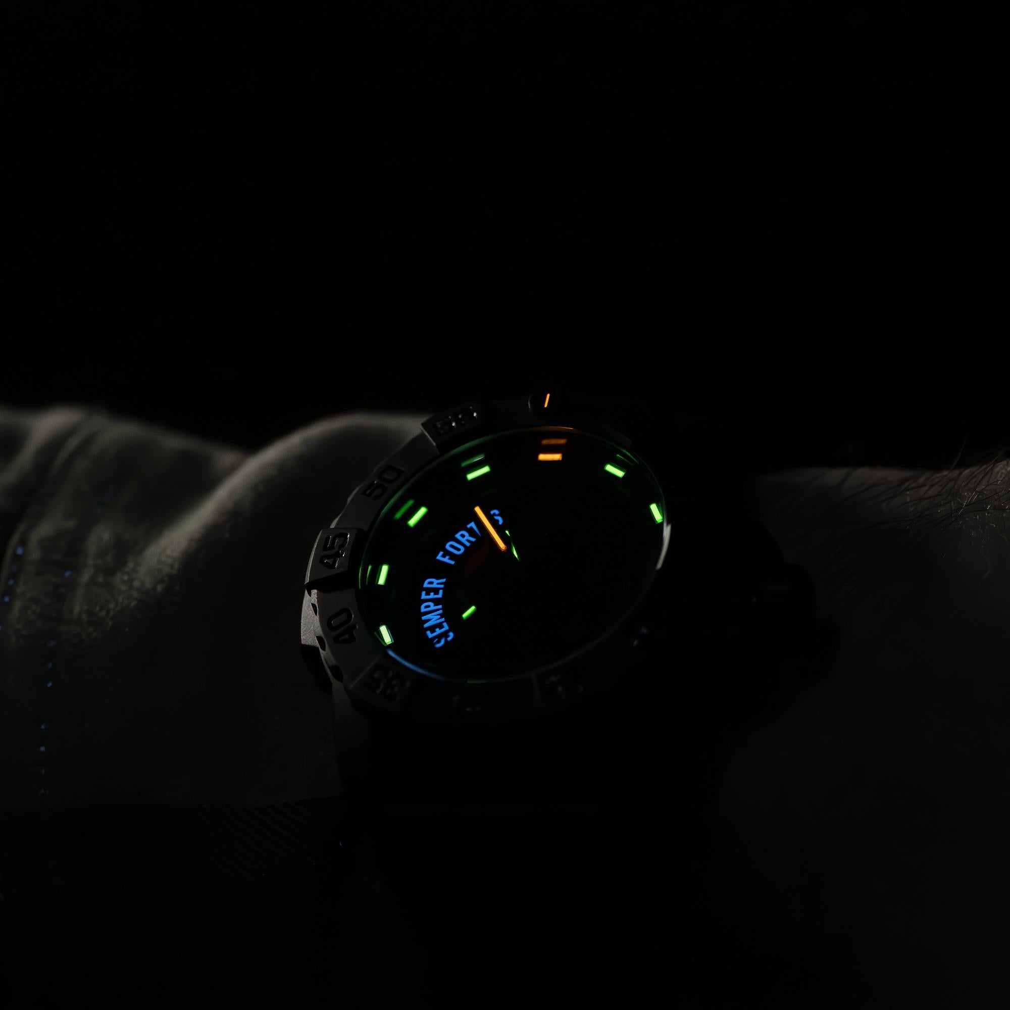 Luminox Navy SEAL 'Semper-Fortis' 45mm Limited Edition Black Dial Carbonox Mens Quartz Watch XS.3515.N