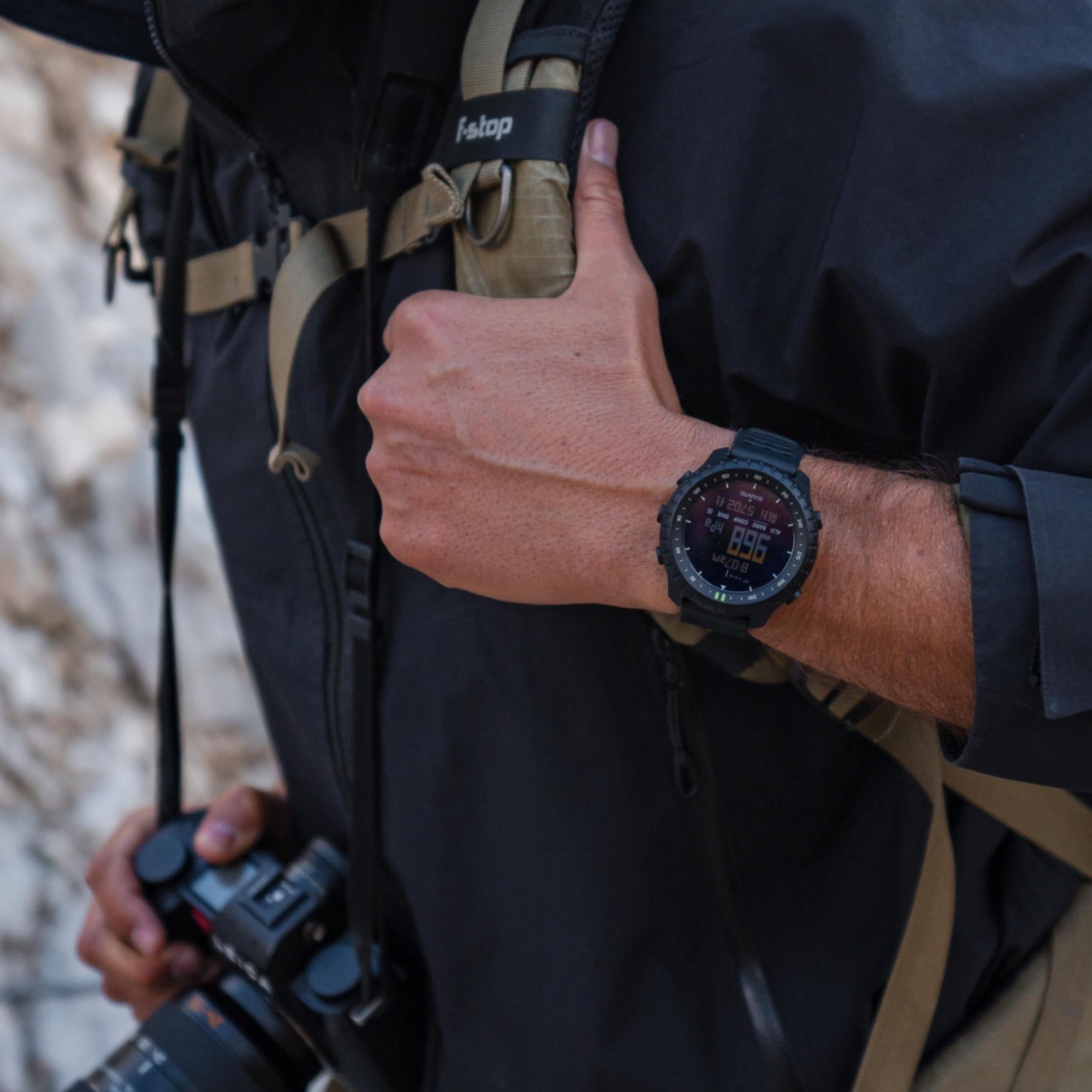 Suunto Core 2 "Classic ABC Outdoor Off-Grid" 49mm Digital Silicone Quartz Watch SS051569000