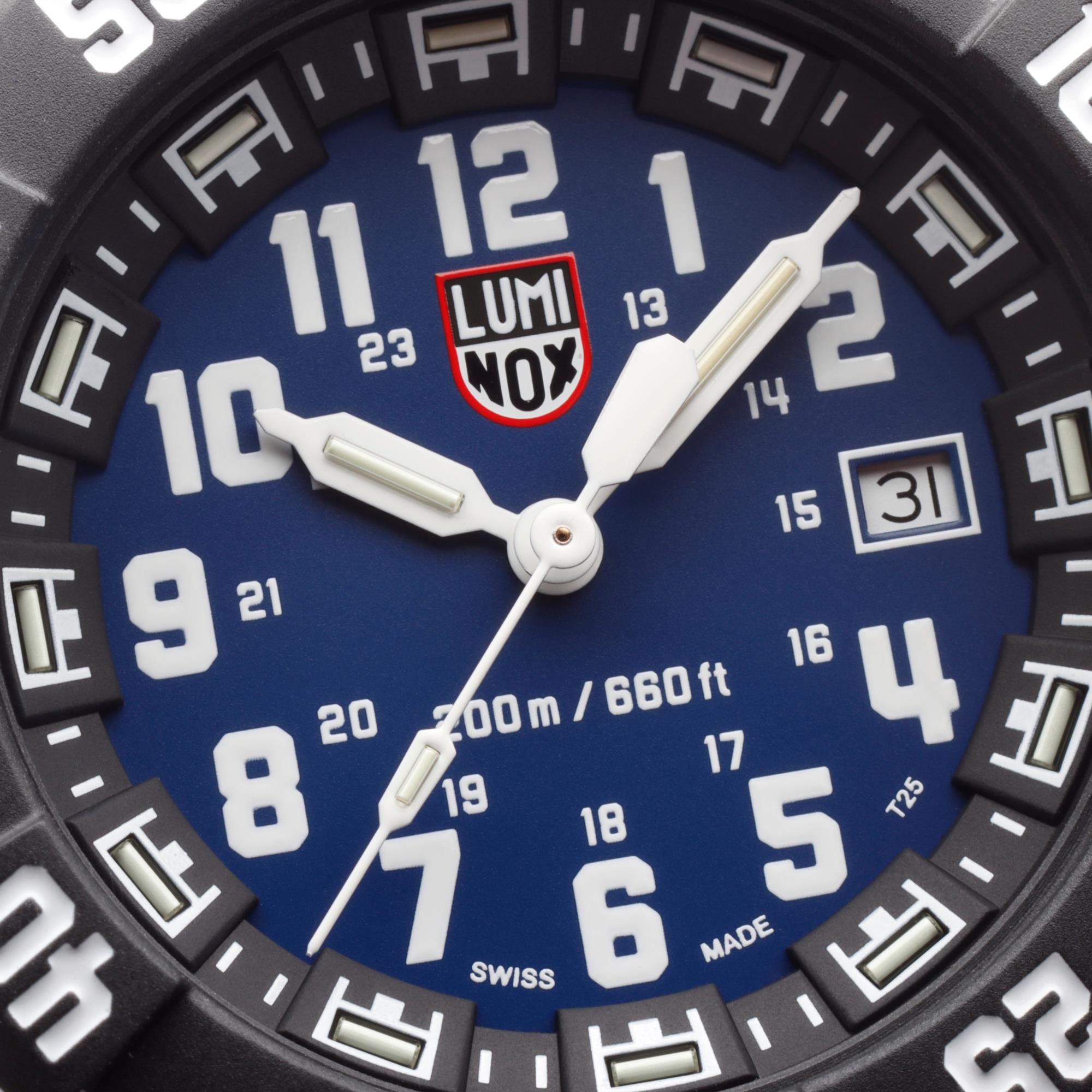 Luminox Navy SEAL 3550 Series 44mm Blue Dial Rubber Mens Quartz Watch XS.3553