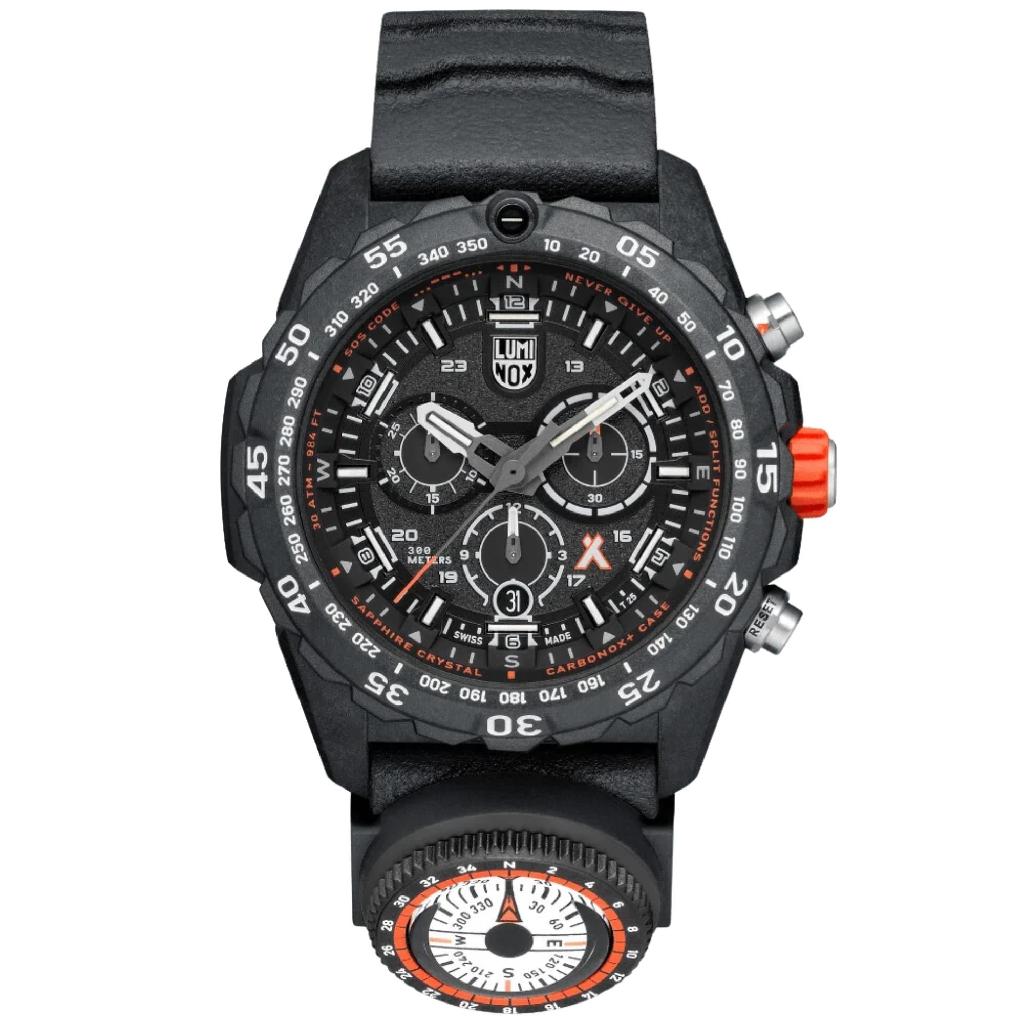 Luminox Bear Grylls Survival 45mm Black Dial Rubber Mens Quartz Watch XB.3741