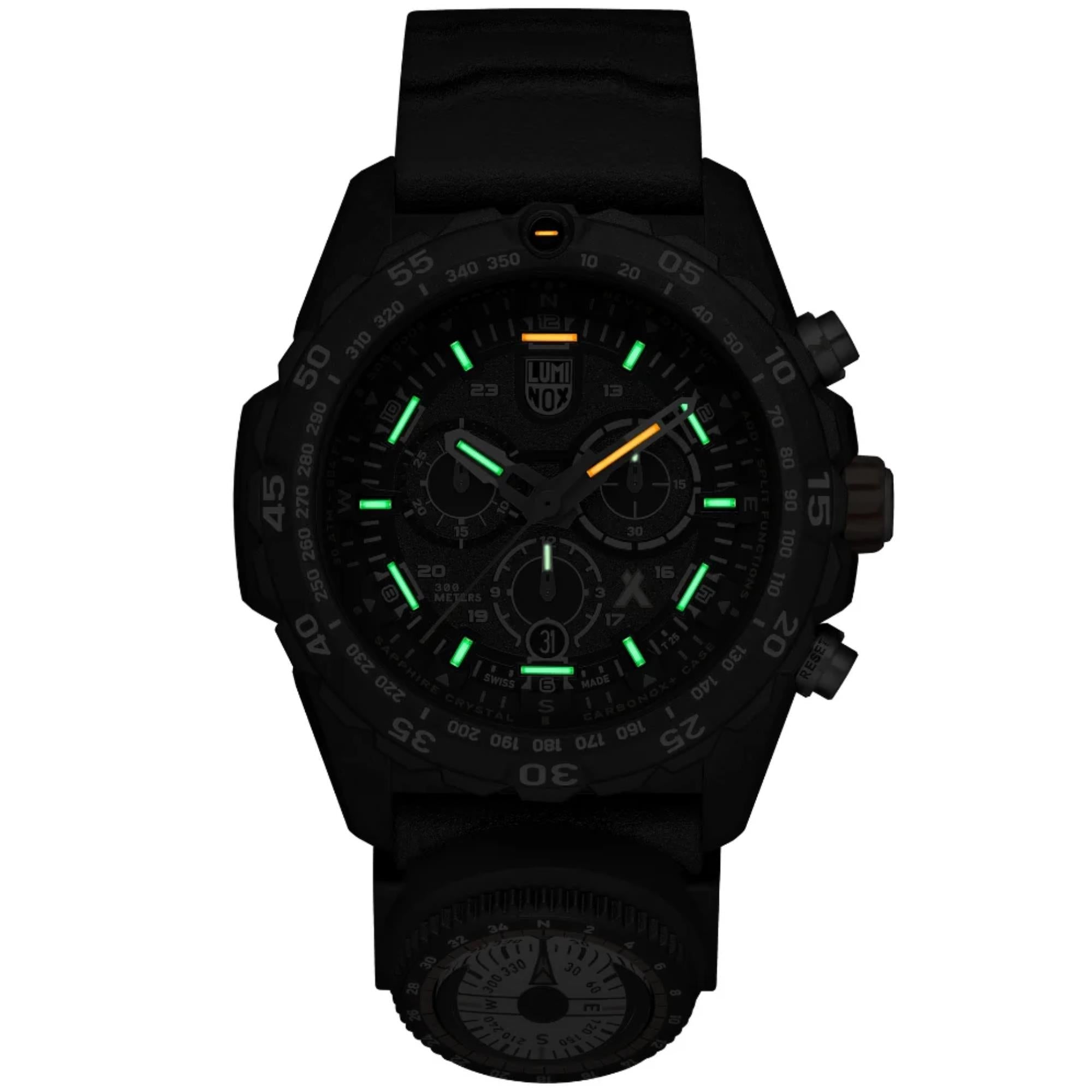 Luminox Bear Grylls Survival 45mm Black Dial Rubber Mens Quartz Watch XB.3741