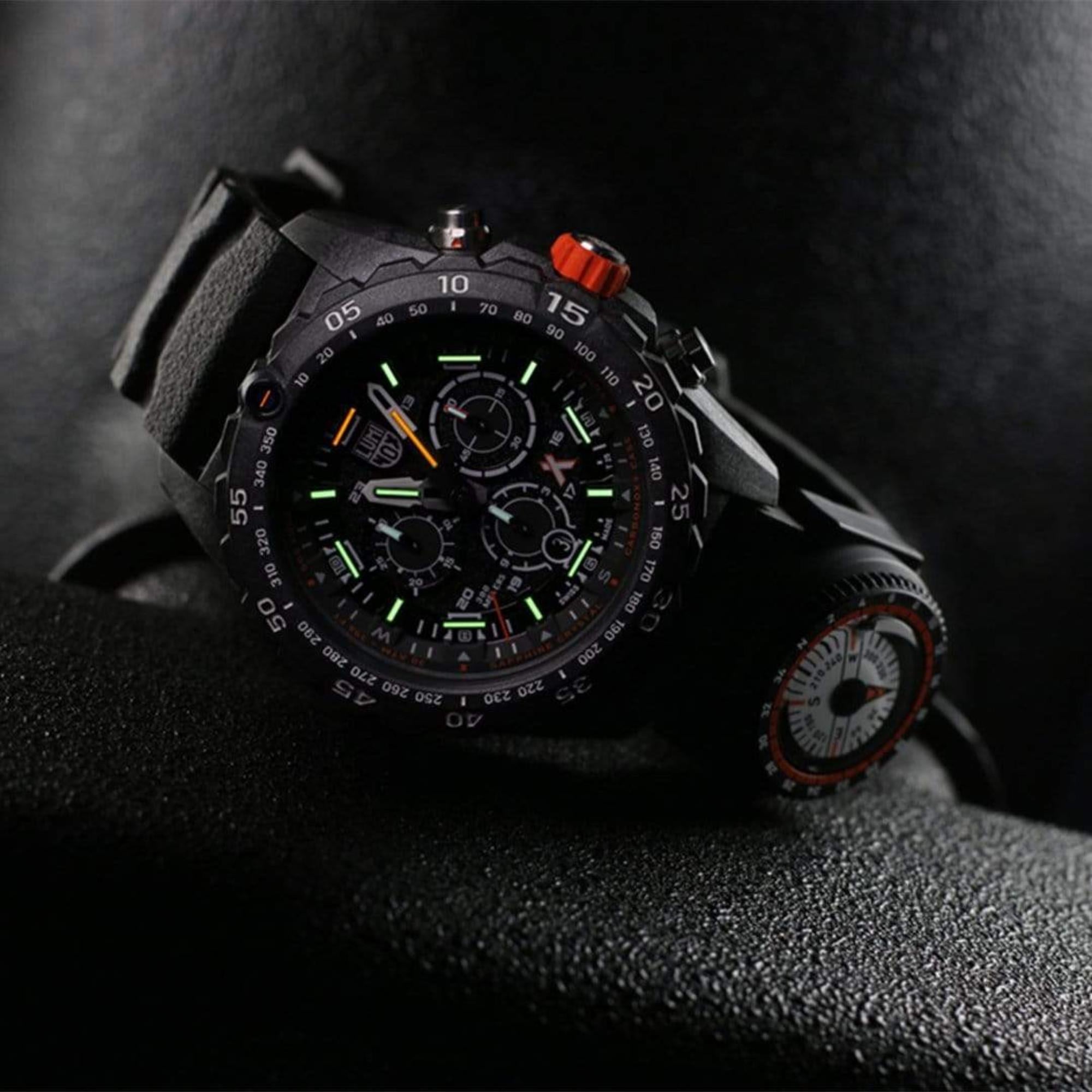 Luminox Bear Grylls Survival 45mm Black Dial Rubber Mens Quartz Watch XB.3741