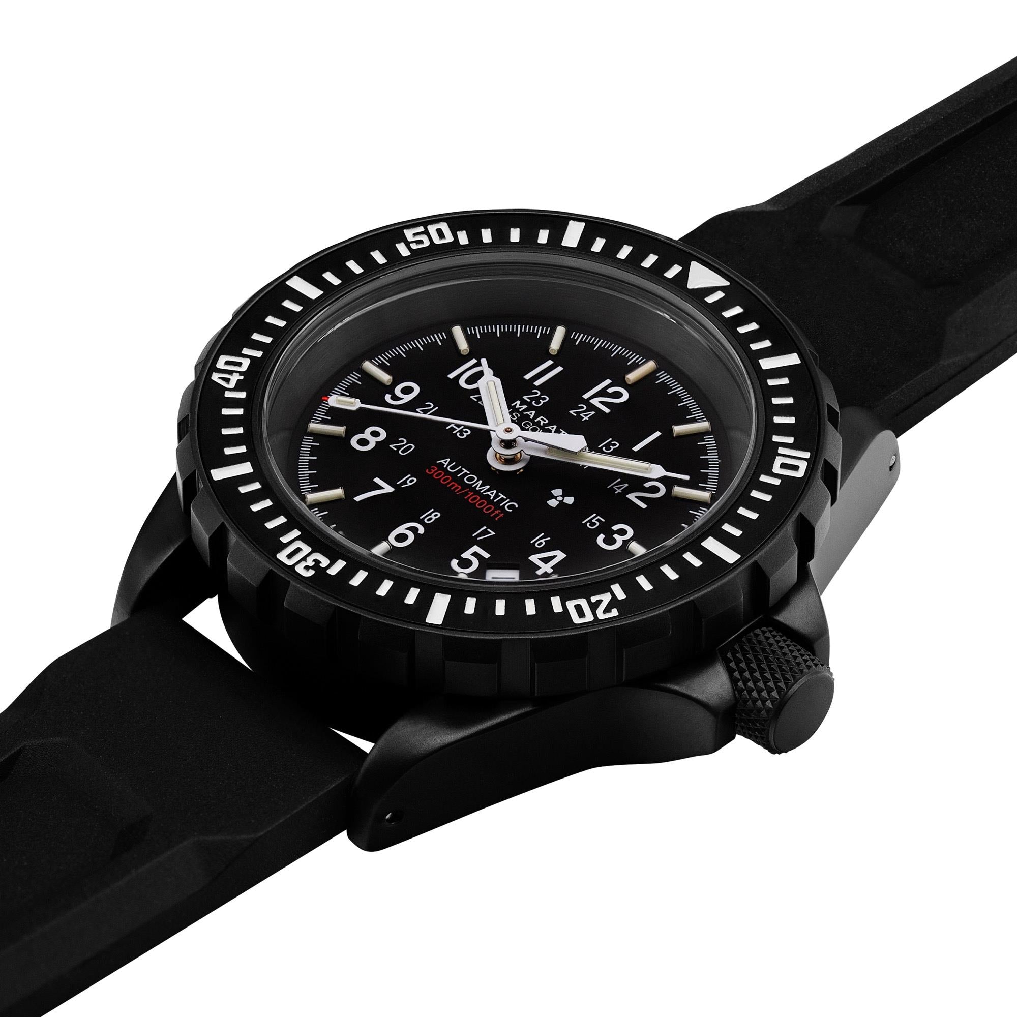 Marathon GSAR Anthracite  41mm Black Dial Rubber Mens Automatic Watch WW194006BK-0030