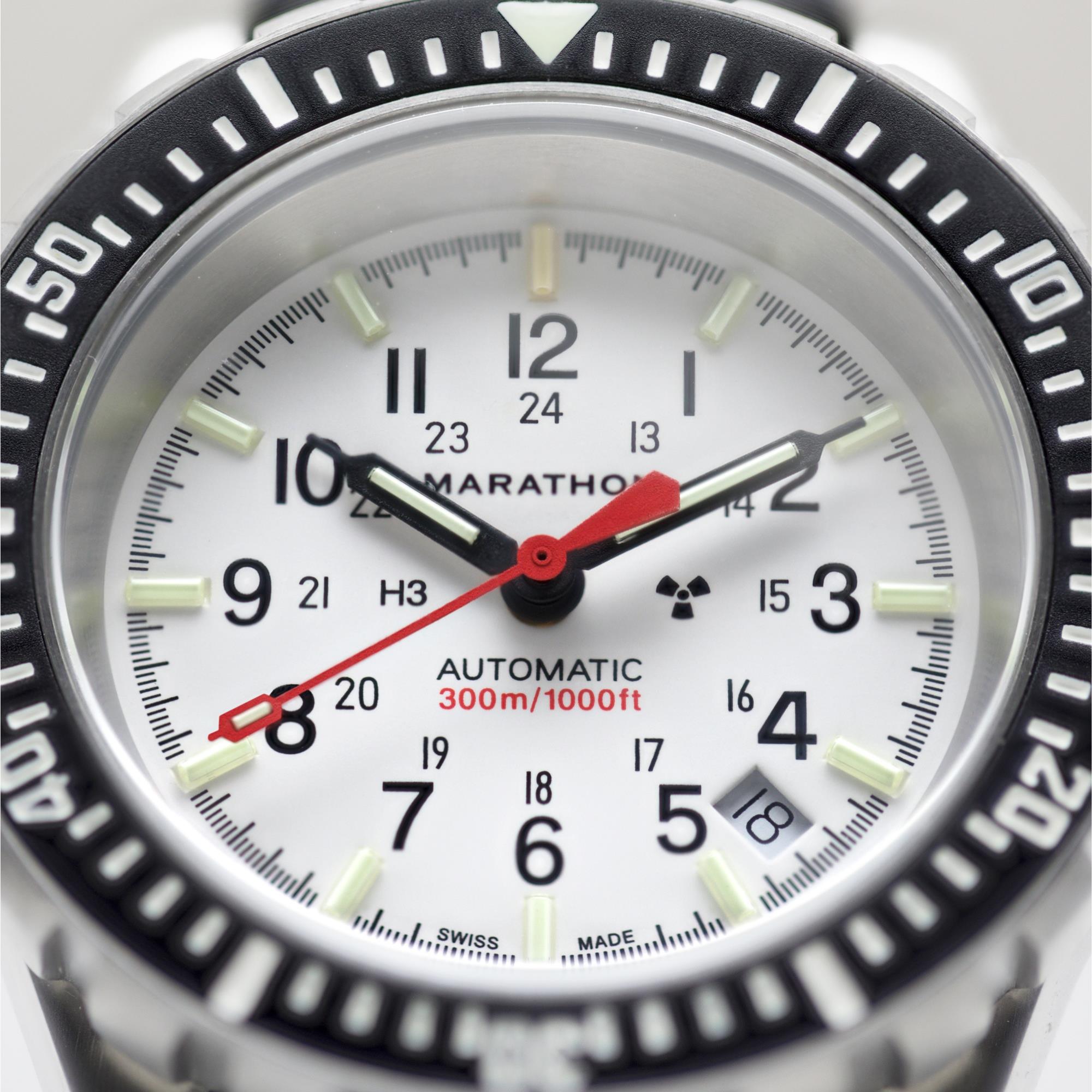 Marathon GSAR Arctic Edition 41mm White Dial Steel Mens Automatic Watch WW194006SS-0513