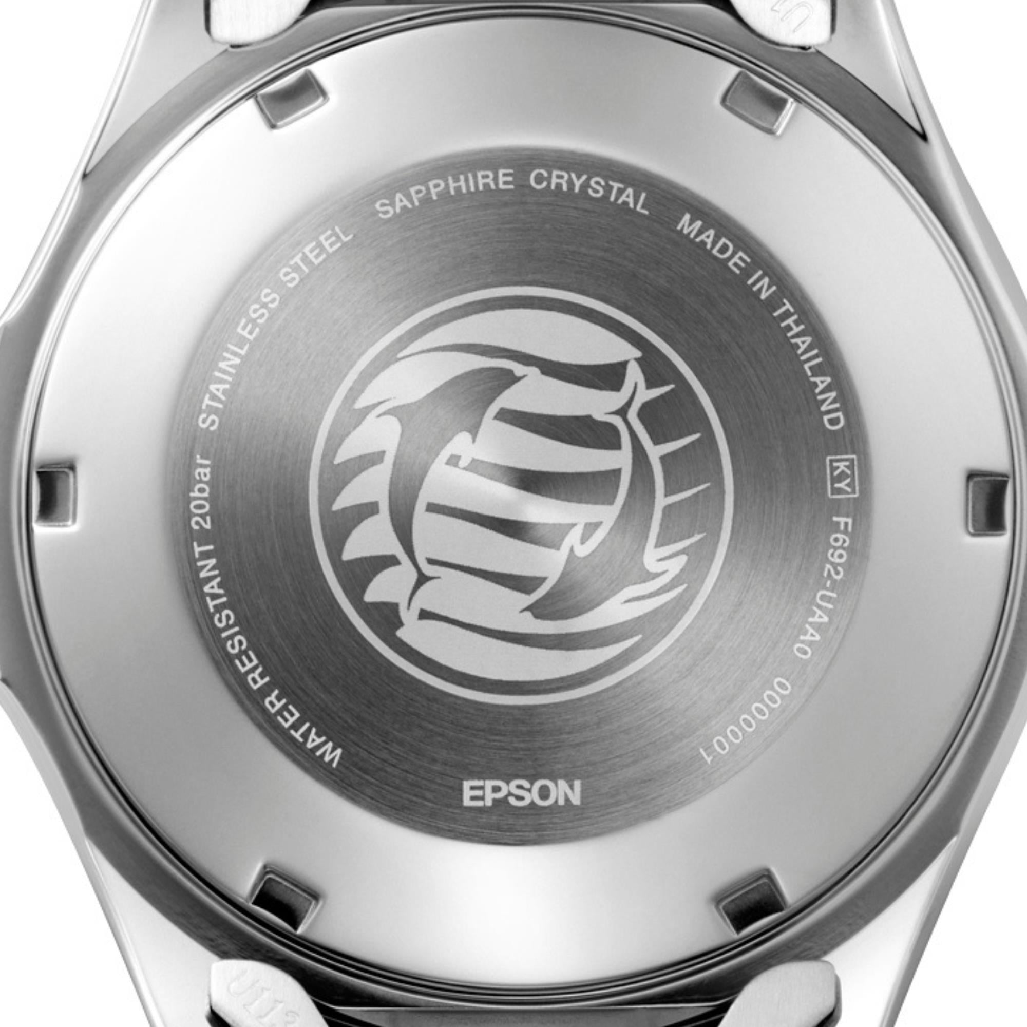 Orient Mako 'Kamasu' 42mm White Dial Steel Mens Automatic Watch RA-AA0825S39B