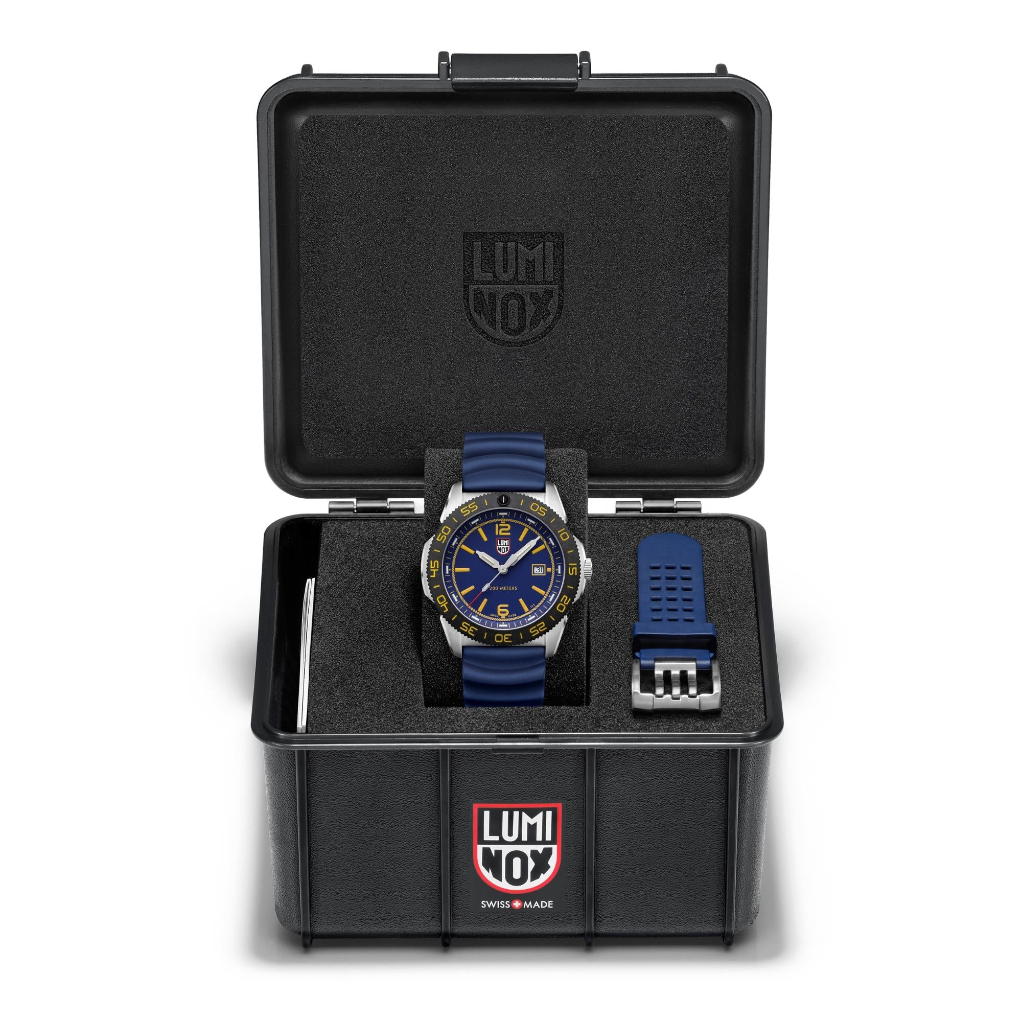 Luminox Pacific Diver FORCE BLUE 3120 Series 44mm Blue Dial Rubber Mens Quartz Watch XS.3125.FB
