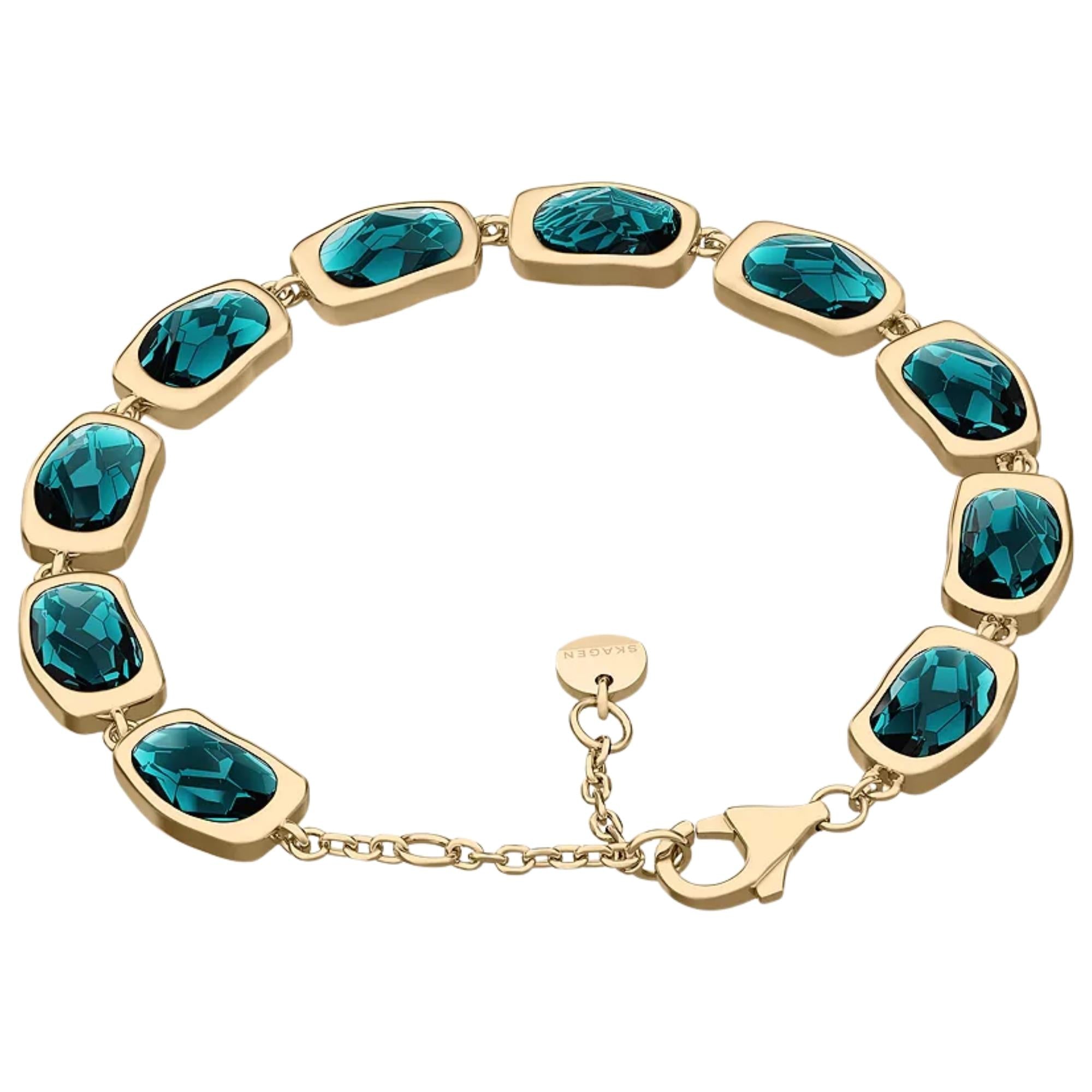 Skagen Sofie Sea Glass Gold Ladies Bracelet SKJ1918710