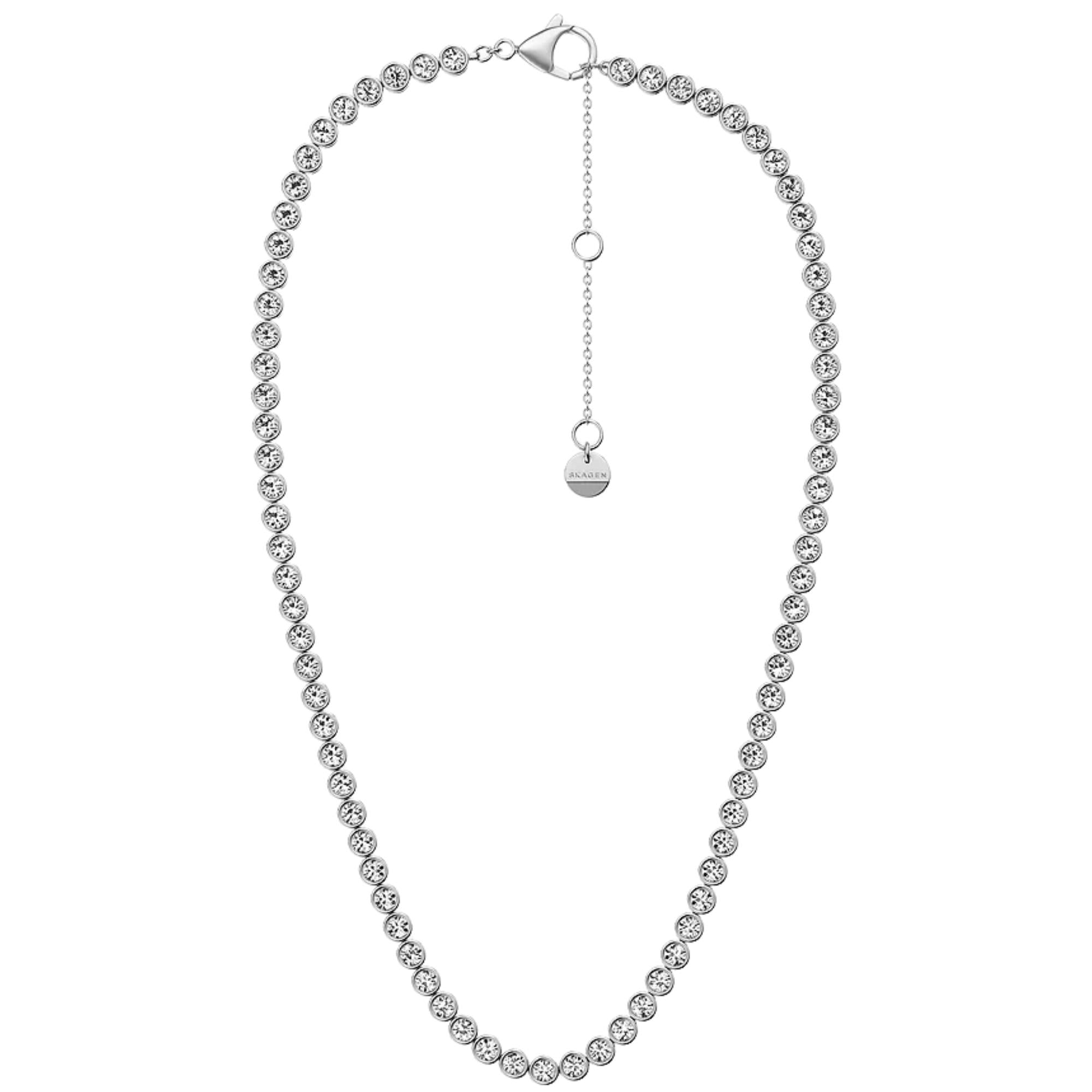Skagen Moderne Glitz Silver Ladies Necklace SKJ5018040