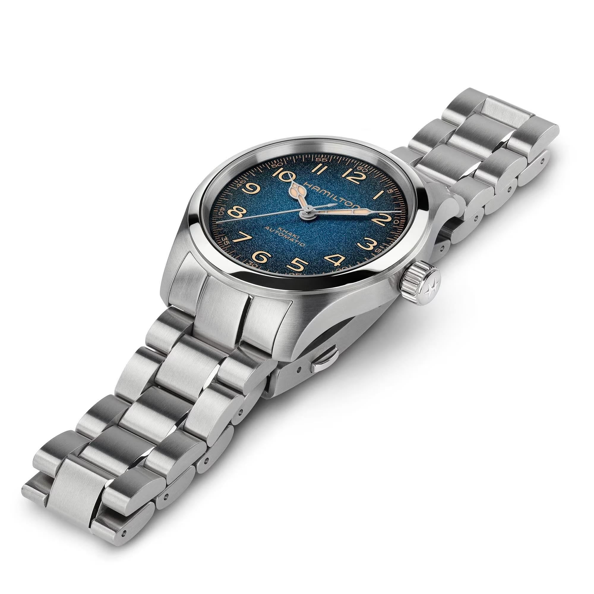 Hamilton Khaki Field Murph 38mm Blue Dial Steel Mens Automatic Watch H70405140