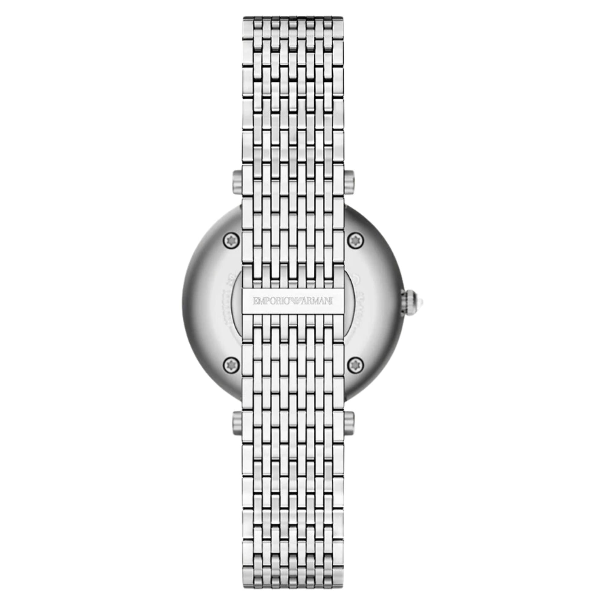 Emporio Armani Archelia 32mm Mother of Pearl Dial Steel Ladies Quartz Watch AR11807
