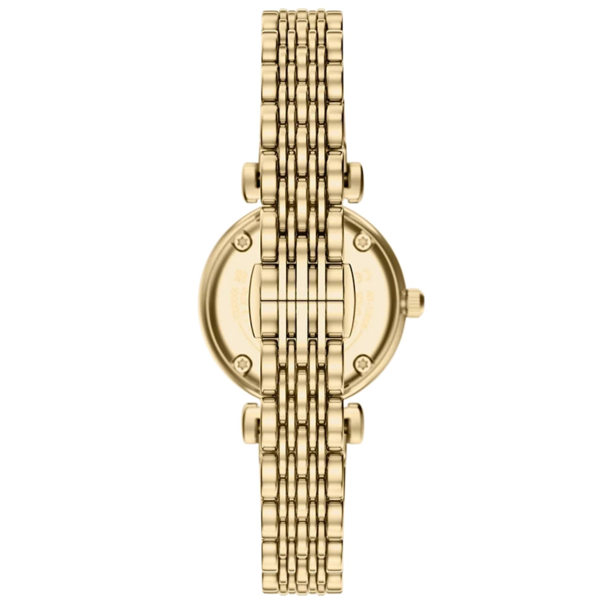 Emporio Armani Gianni 28mm Mother of Pearl Dial Steel Ladies Quartz Watch AR11806