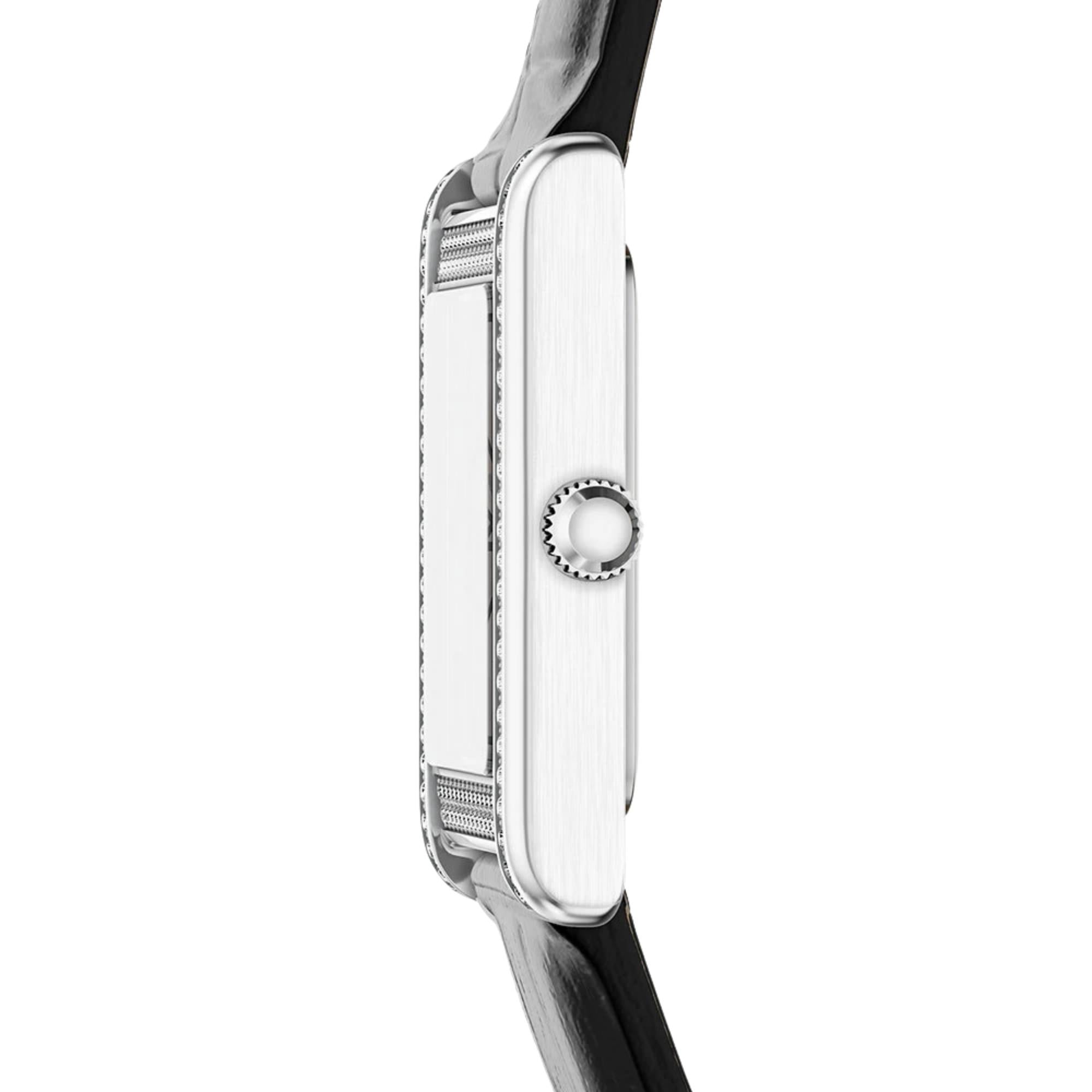 Emporio Armani Genni 22.5mm Mother of Pearl Dial Leather Ladies Quartz Watch AR11803