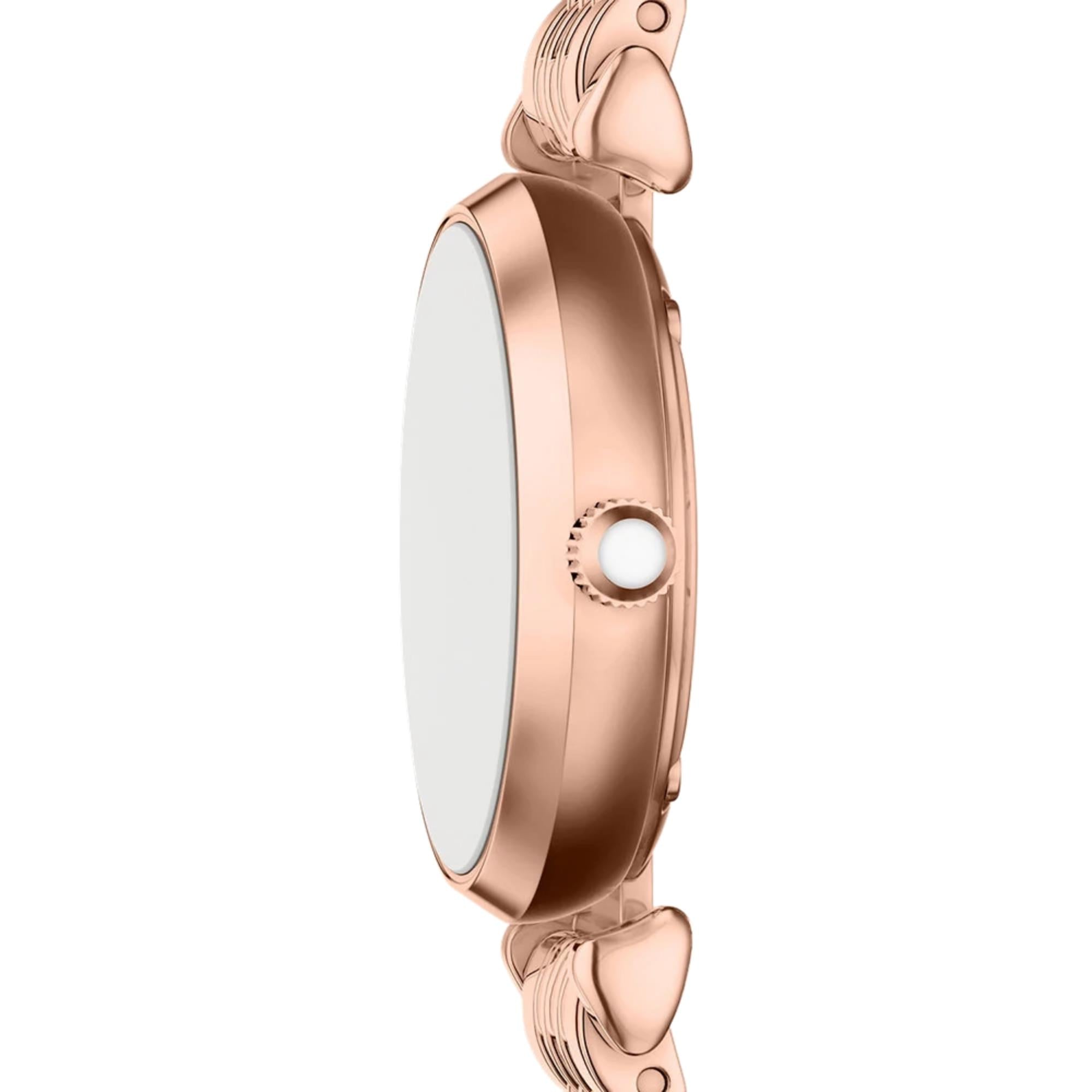 Emporio Armani Gianni 28mm Mother of Pearl Dial Steel Ladies Quartz Watch AR11805