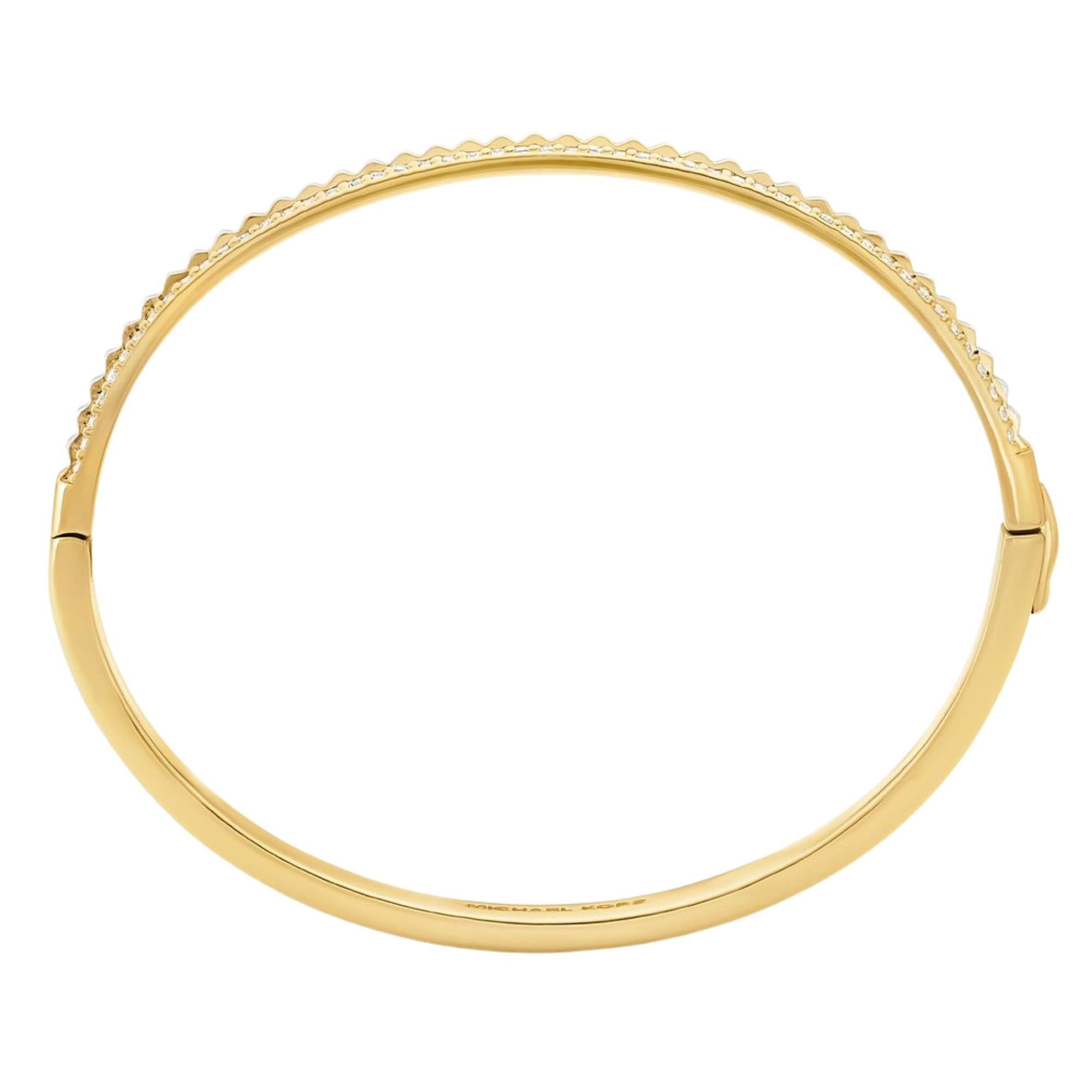 Michael Kors Lexington Two-Tone Cubic Zirconia Ladies Bangle MKJ8646931