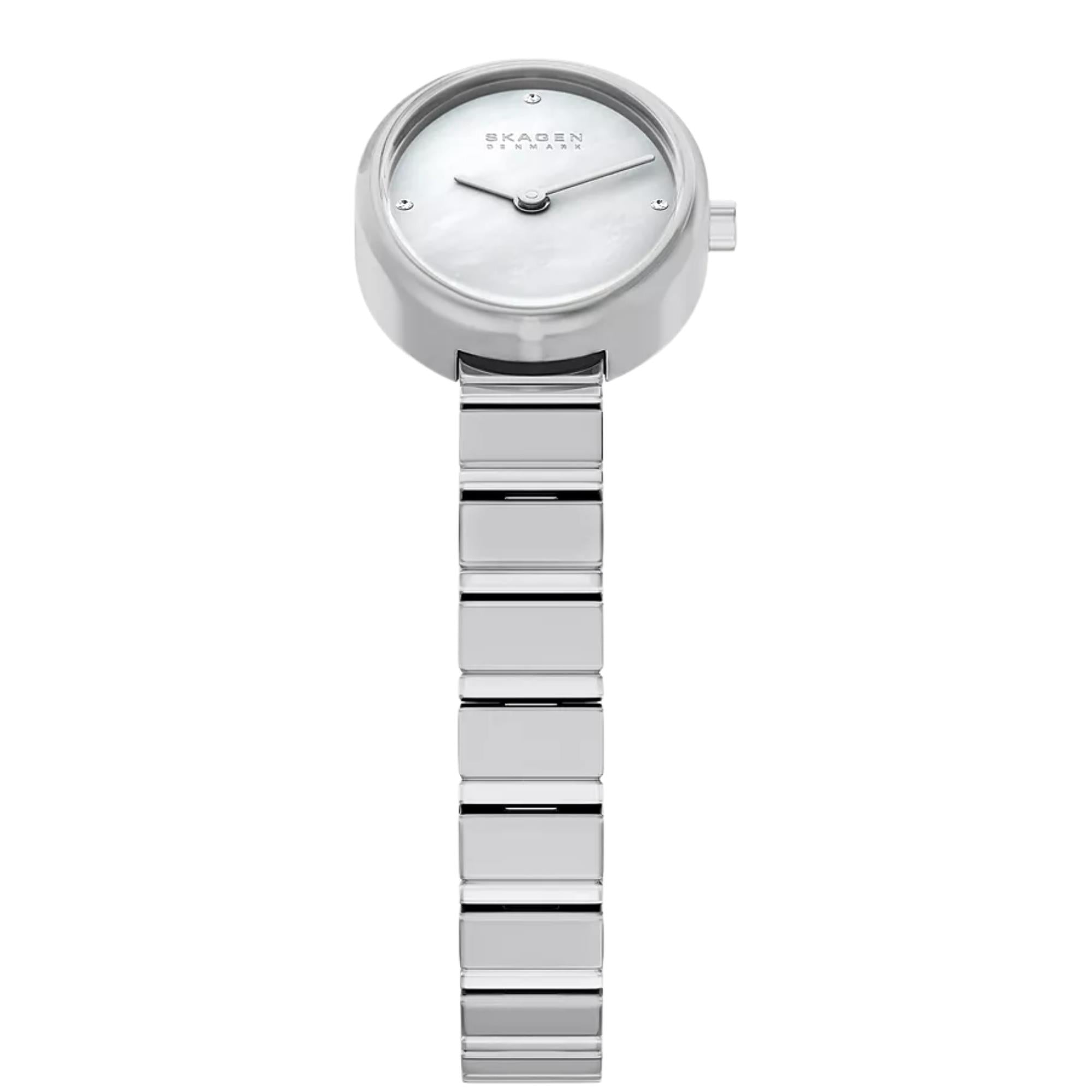 Skagen Anita Oval 20mm Mother of Pearl Steel Ladies Quartz Watch SKW3182
