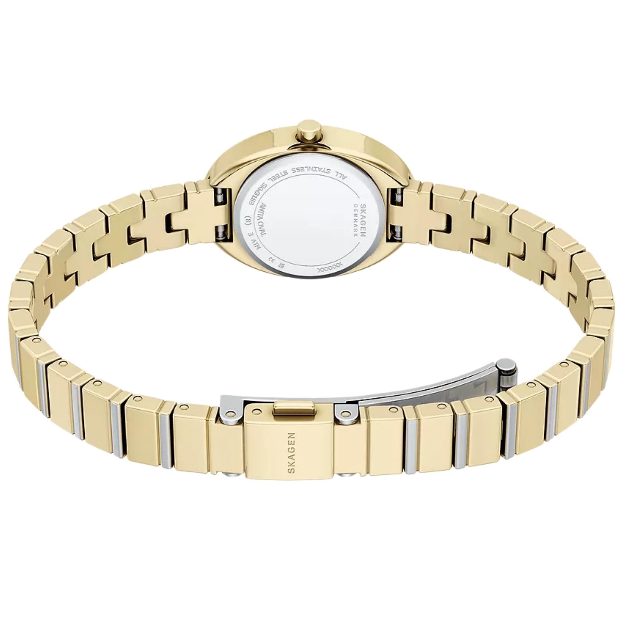 Skagen Anita Oval 20mm Mother of Pearl Steel Ladies Quartz Watch SKW3183