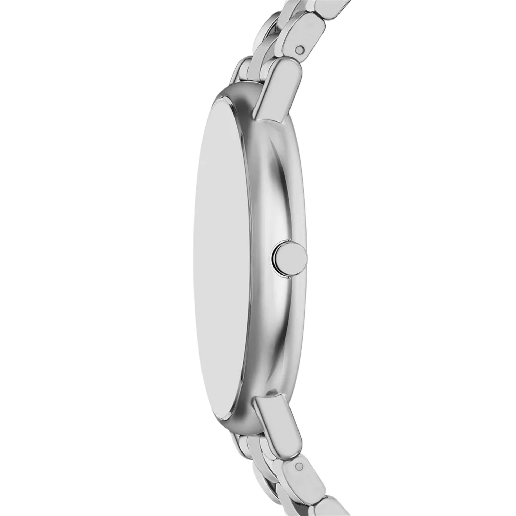 Skagen Signatur 40mm Silver Dial Steel Mens Quartz Watch SKW6950