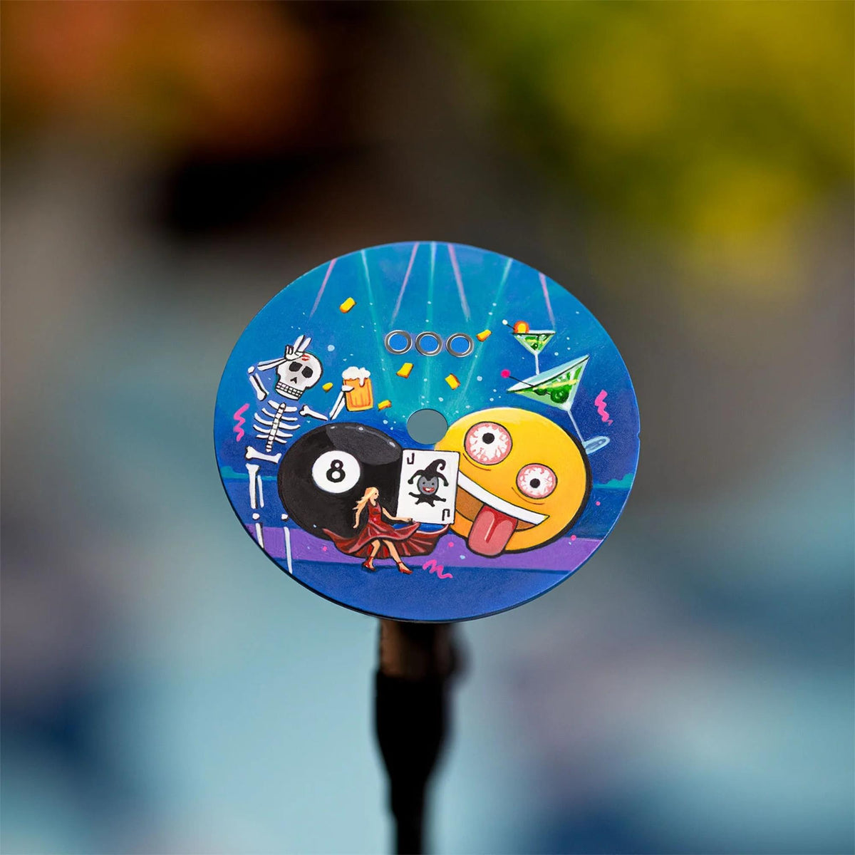 Out of Order x IFL Watches Shaker 'Happy Hour' 40mm Hand-Painted Dial Steel Mens Automatic Watch OOO.001-25.HH.BAND.SS