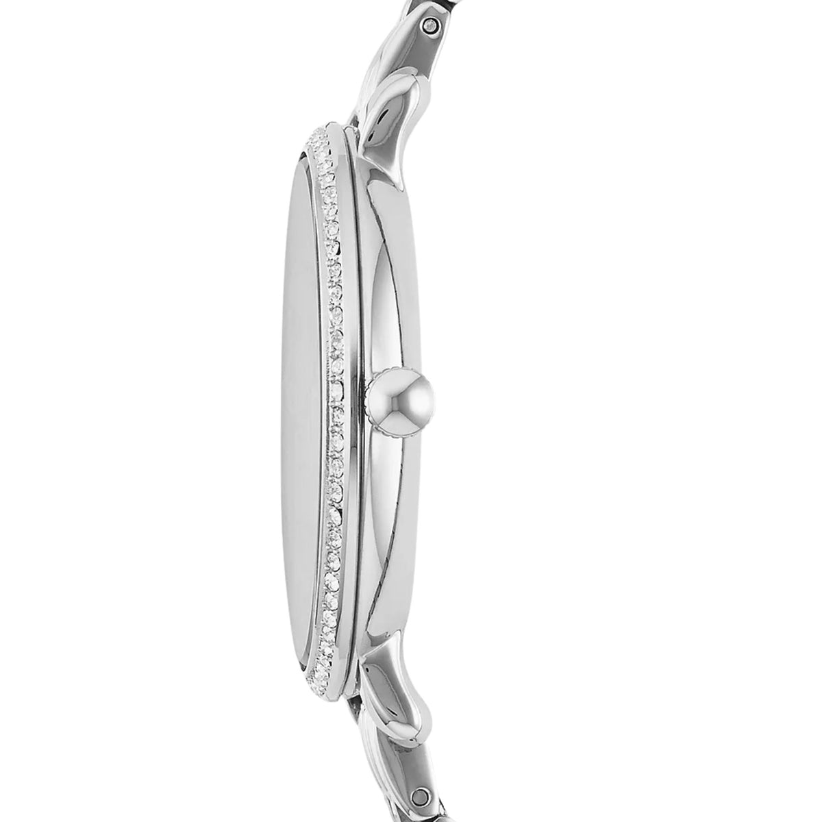 Fossil Jacqueline 36mm Silver Dial Steel Ladies Quartz Watch ES3545