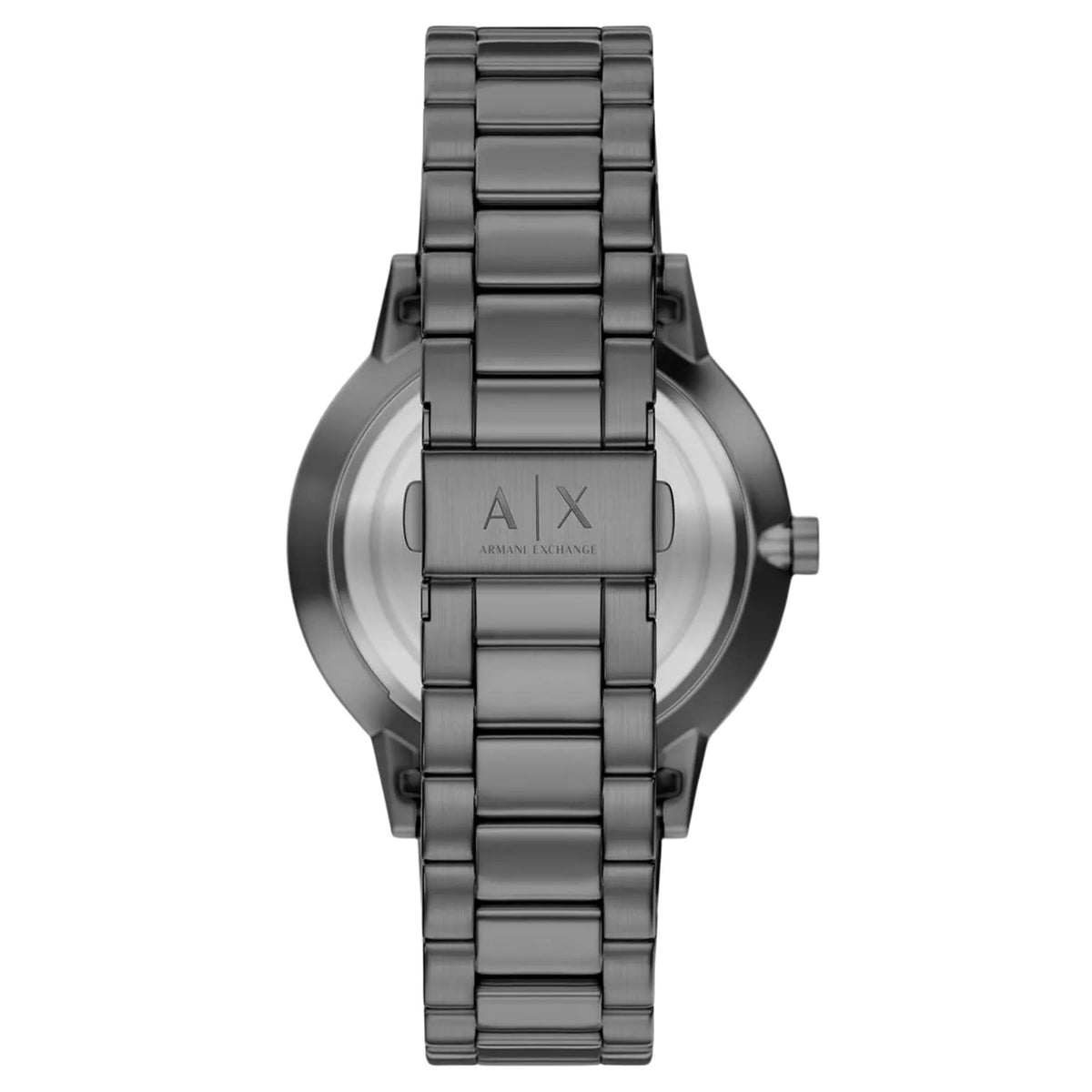 Armani Exchange Cayde 42mm Blue Dial Steel Mens Quartz Watch AX7183SET
