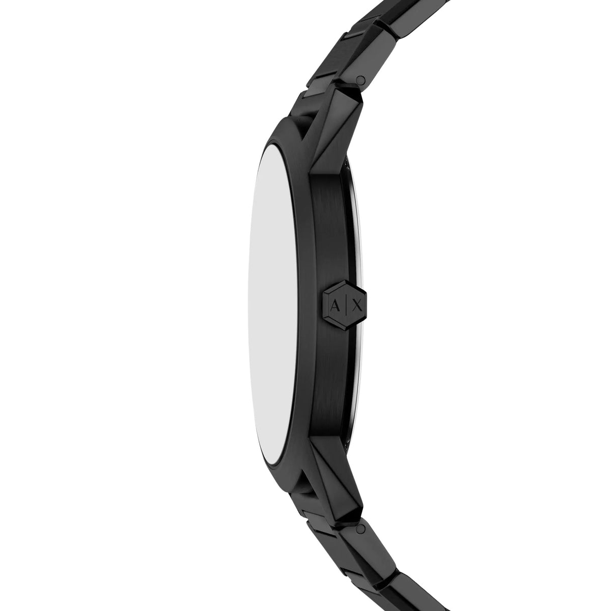Armani Exchange Lexon 42mm Black Dial Steel Mens Quartz Watch AX2651