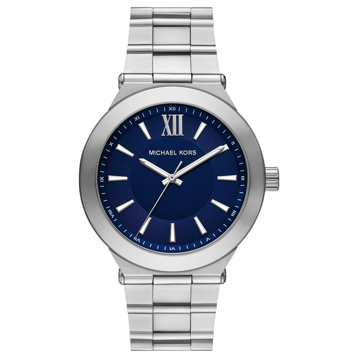 Michael Kors Billie 44mm Blue Dial Steel Mens Quartz Watch MK9284