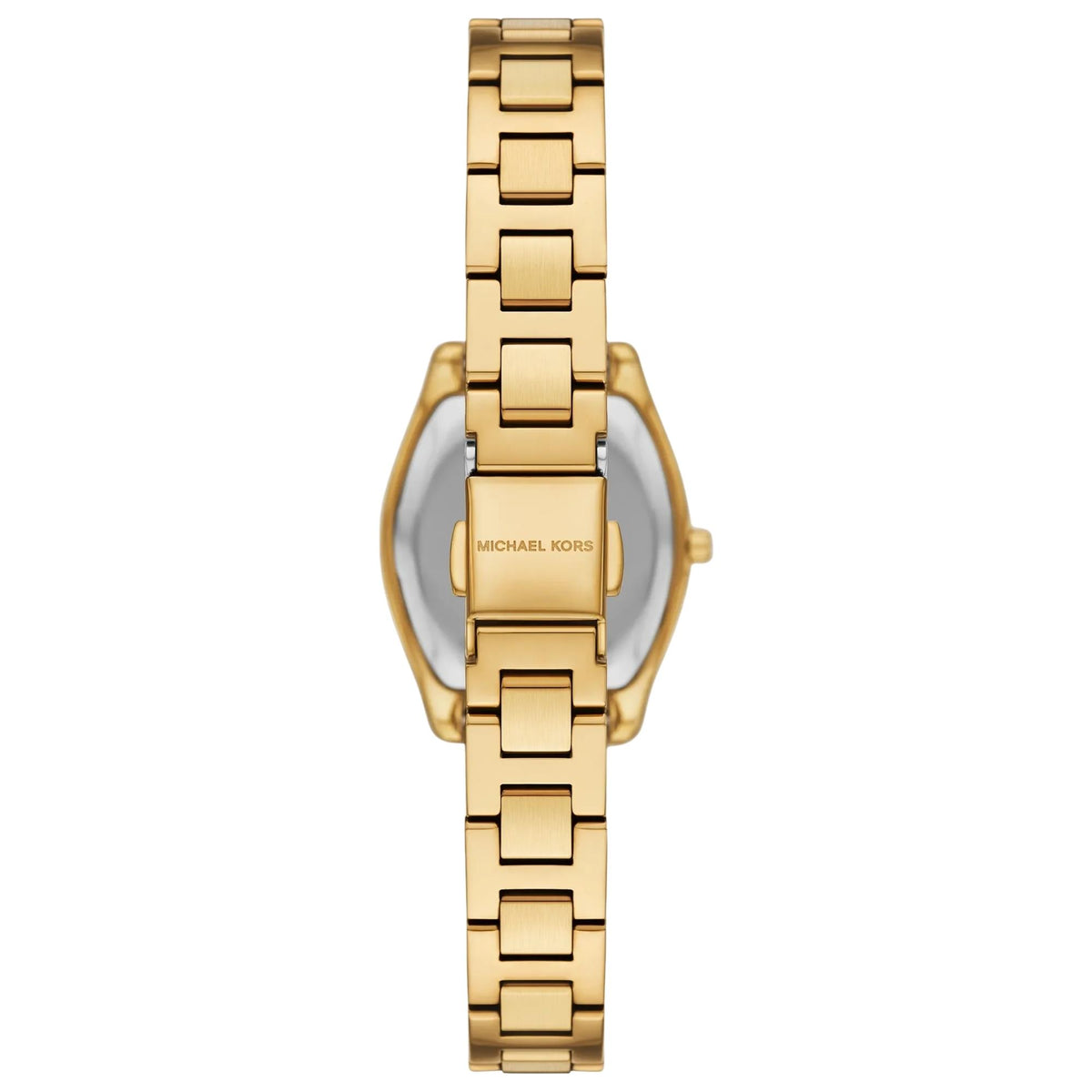 Michael Kors Petite Chelsea Pavé 25mm Gold Dial Steel Ladies Quartz Watch MK7618