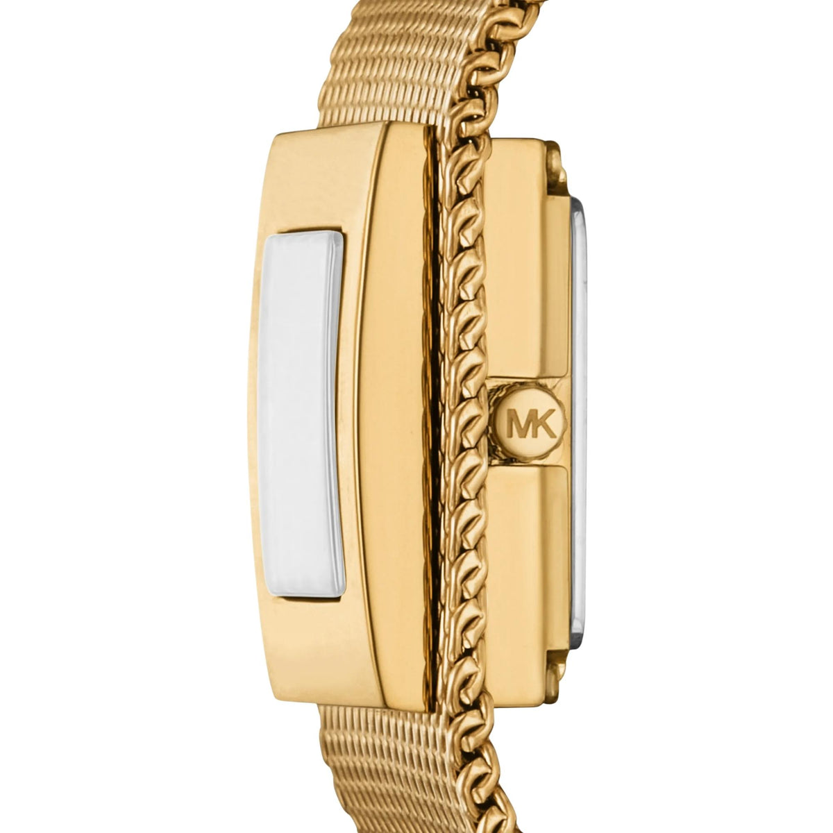 Michael Kors Darrington 22mm Gold Dial Steel Ladies Quartz Watch MK7626
