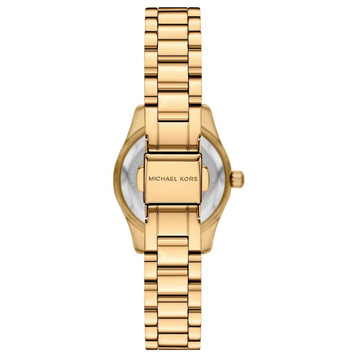 Michael Kors Lexington 26mm Gold Dial Steel Ladies Quartz Watch MK7659SET