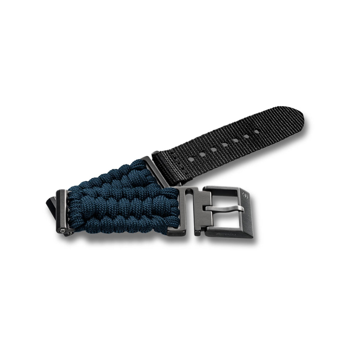 Victorinox Handwoven 16mm Paracord Blue Watch Strap D1 V.60088