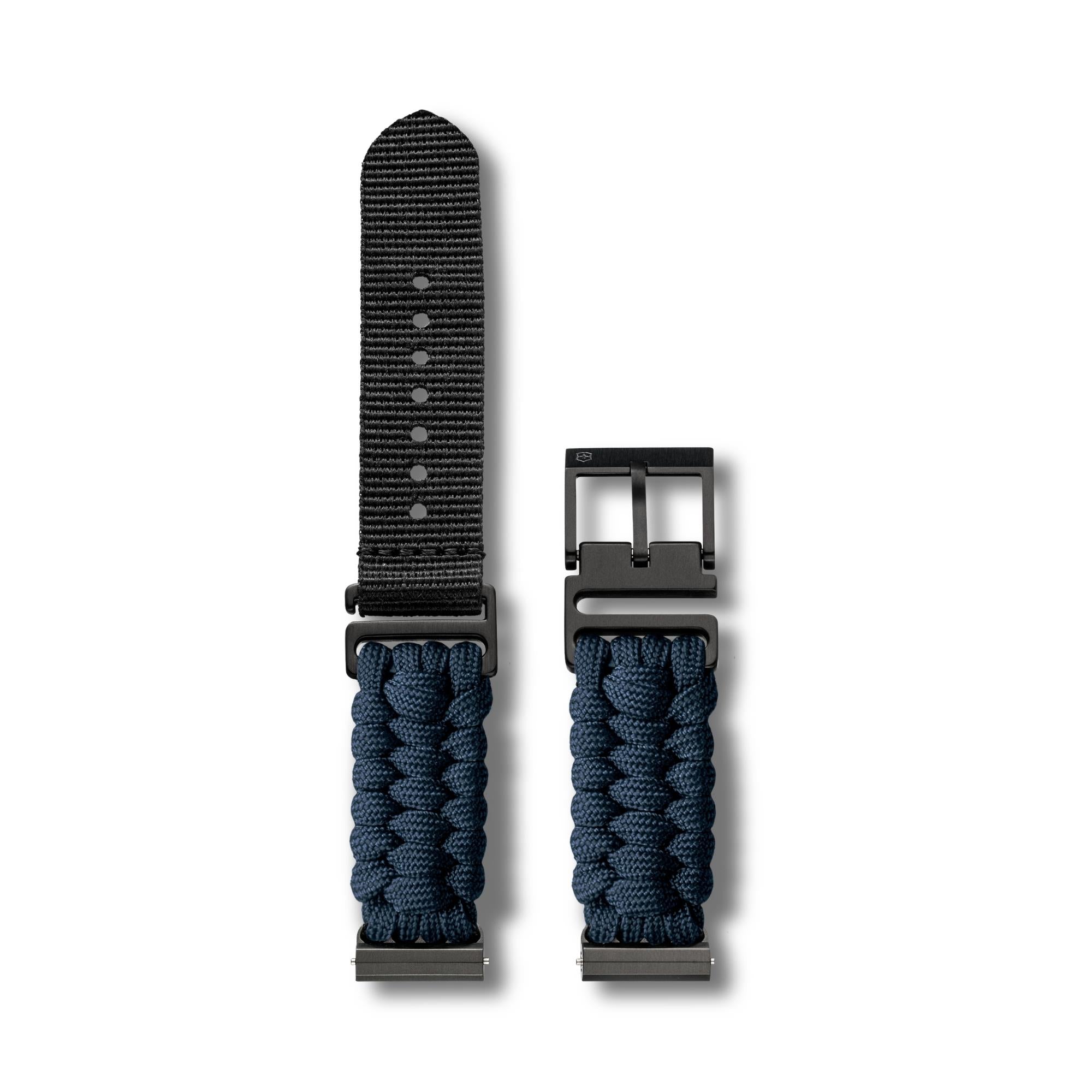 Victorinox Handwoven 16mm Paracord Blue Watch Strap D1 V.60088