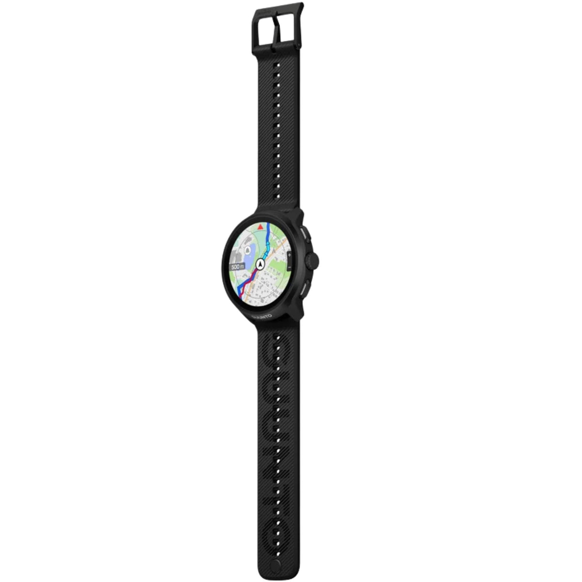 Suunto Run 2 46.5mm 4GB AMOLED Digital All Black Silicone Smart Fitness Watch SS051723000