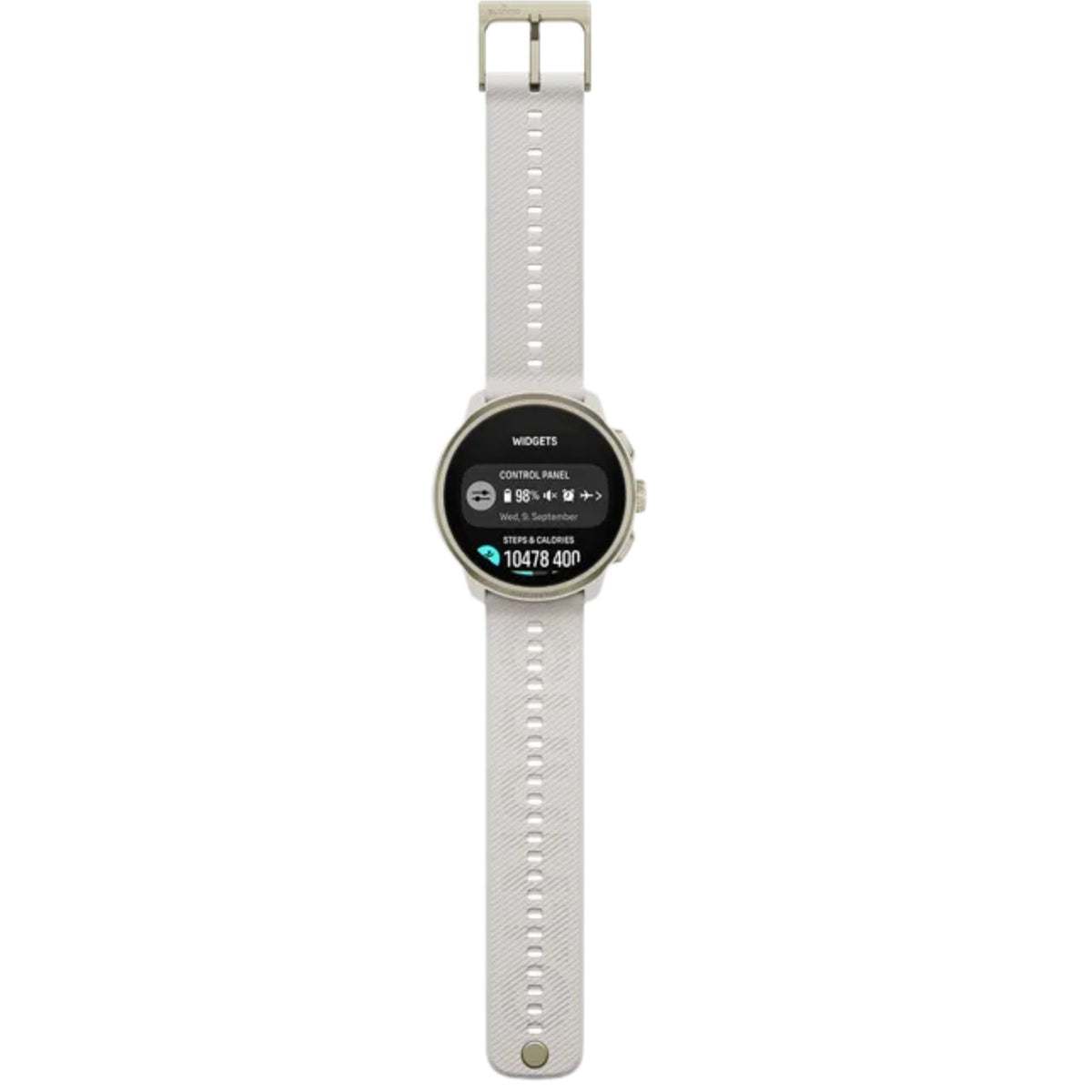 Suunto Run 2 46.5mm 4GB AMOLED Digital Feather Gold Silicone Smart Fitness Watch SS051724000