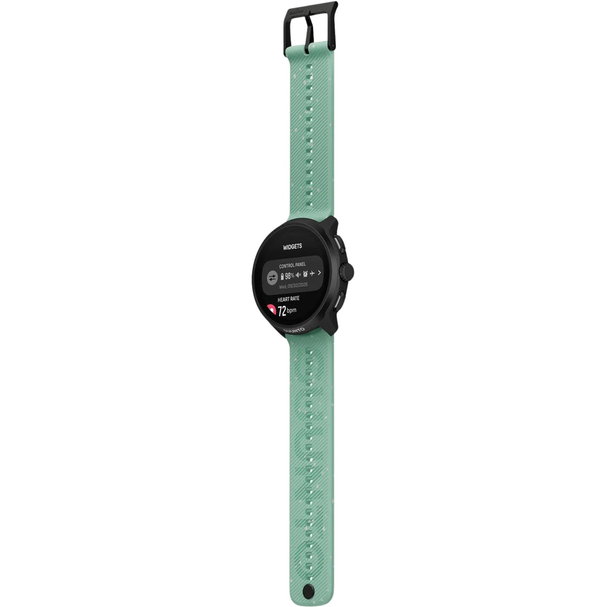Suunto Run 2 46.5mm 4GB AMOLED Digital Aloe Green Silicone Smart Fitness Watch SS051725000