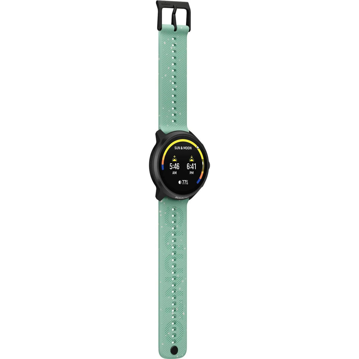 Suunto Run 2 46.5mm 4GB AMOLED Digital Aloe Green Silicone Smart Fitness Watch SS051725000