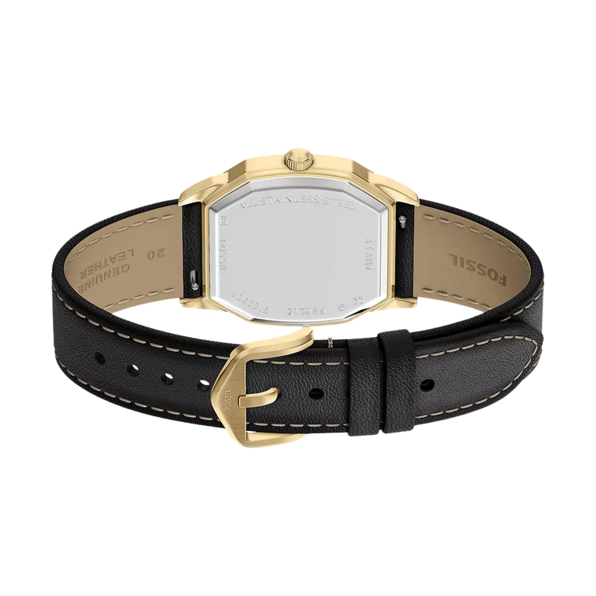 Fossil Harlow 33mm Cream Dial Steel Mens Quartz Watch FS6215