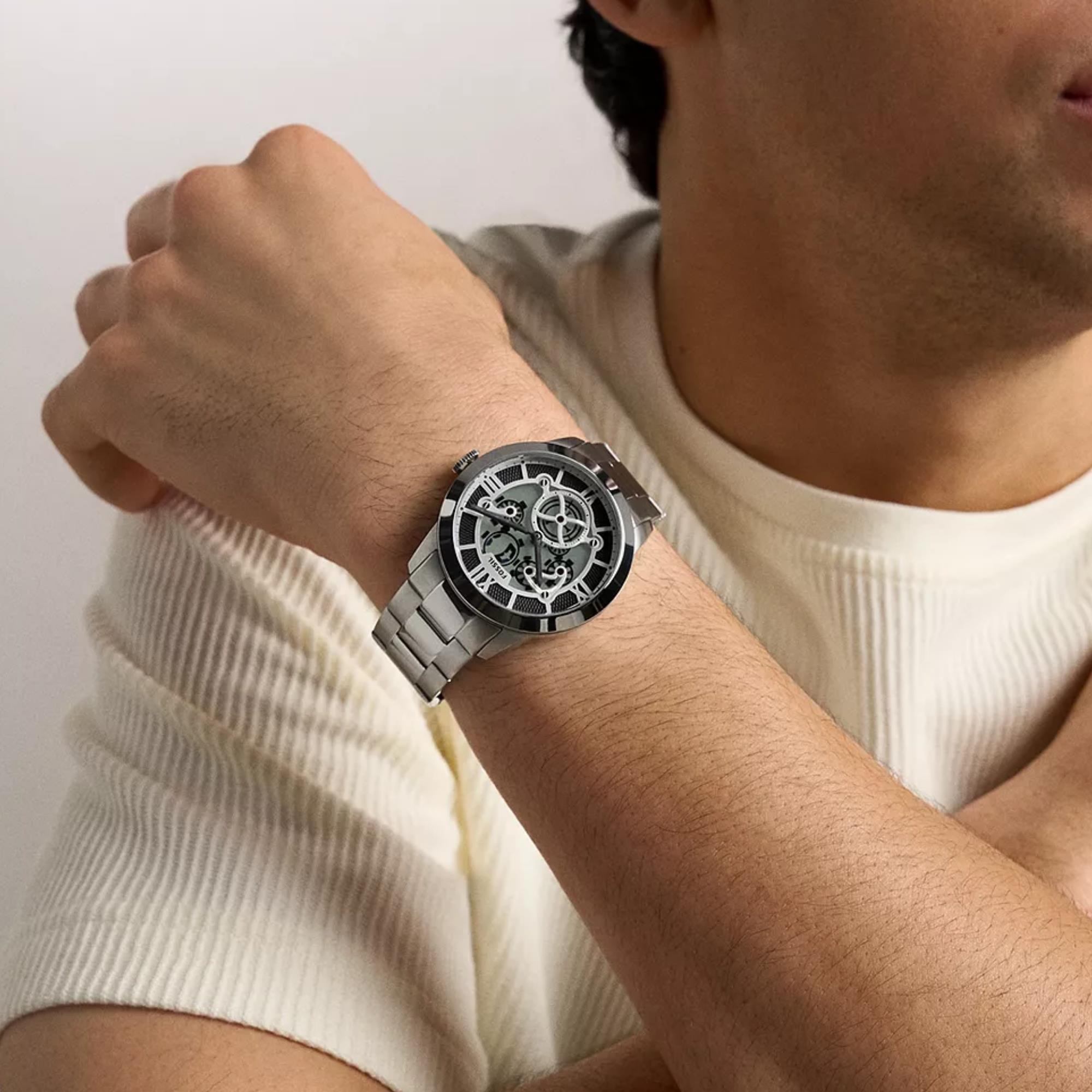 Fossil Townsman Big Tic 42mm Ana-Digi Steel Mens Quartz Watch FS6192
