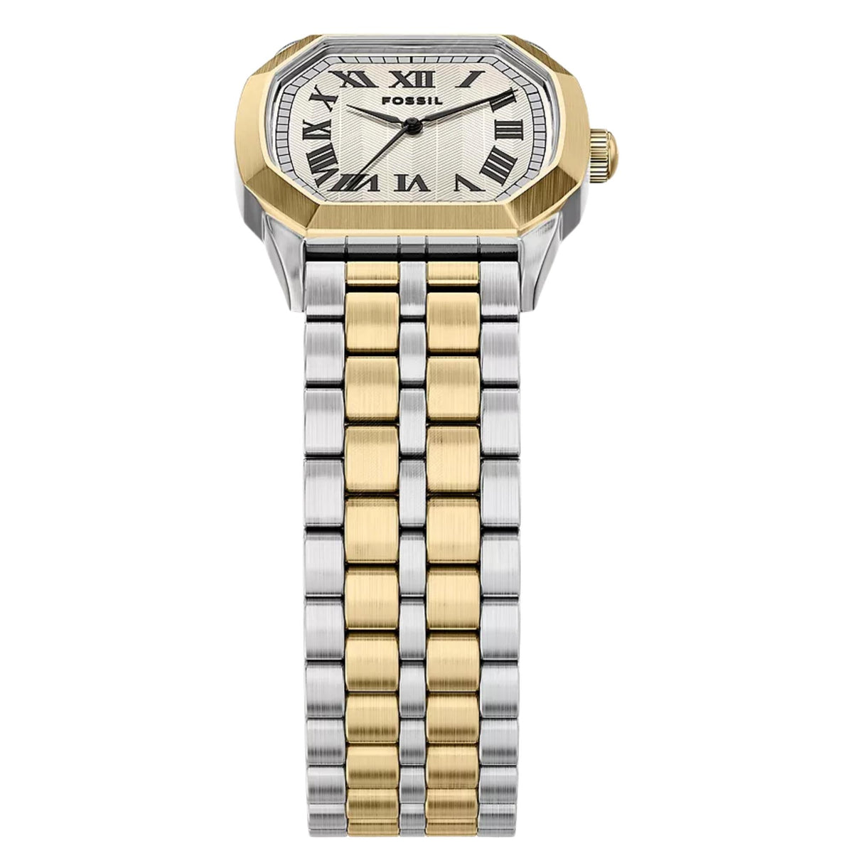 Fossil Harlow 33mm Cream Dial Steel Mens Quartz Watch FS6212
