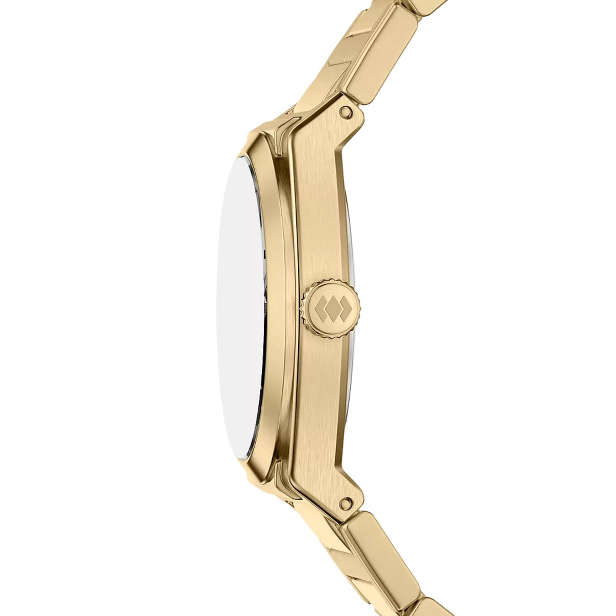 Fossil Everett 27mm Gold Dial Steel Ladies Quartz Watch ES5492
