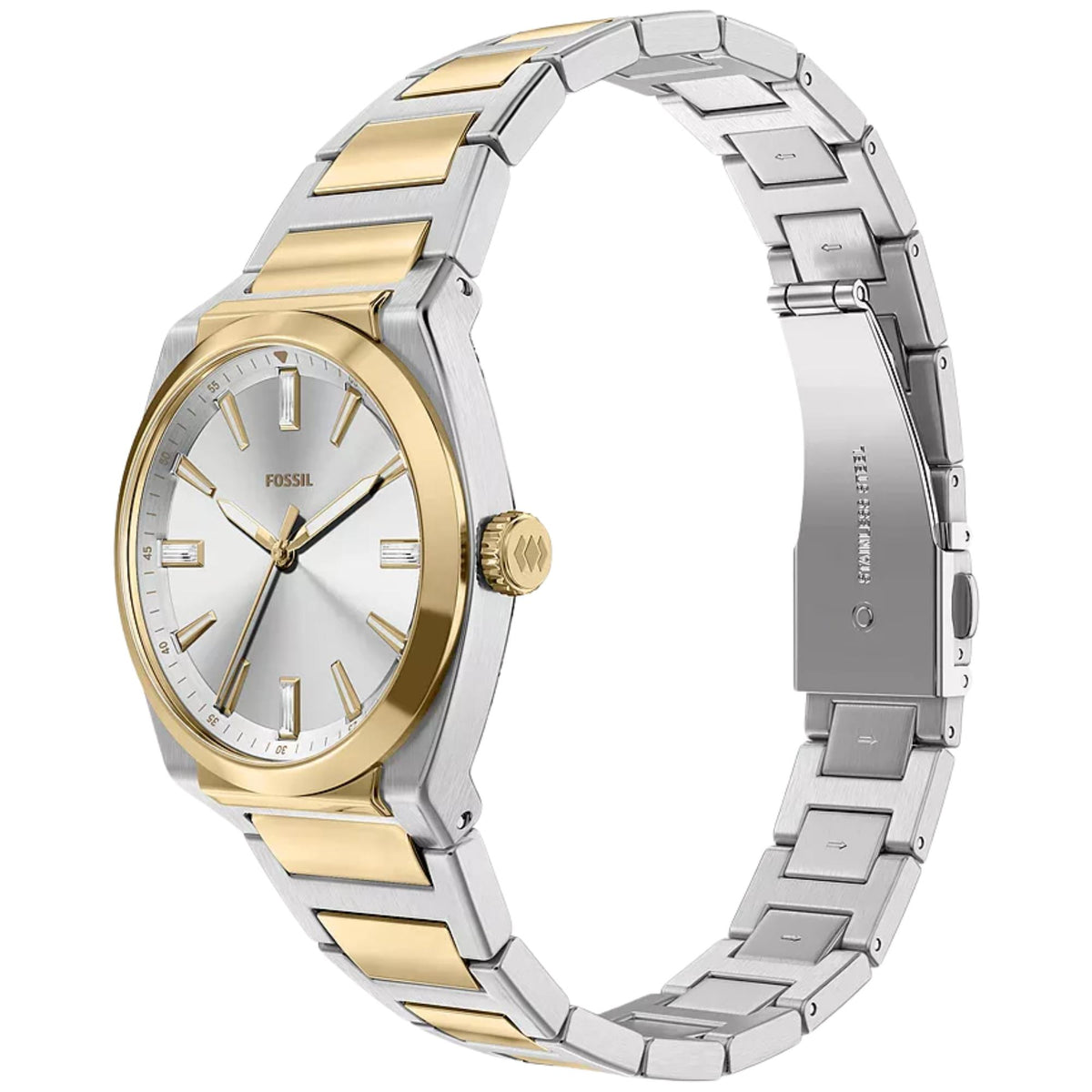 Fossil Everett 27mm Silver Dial Steel Ladies Quartz Watch ES5494