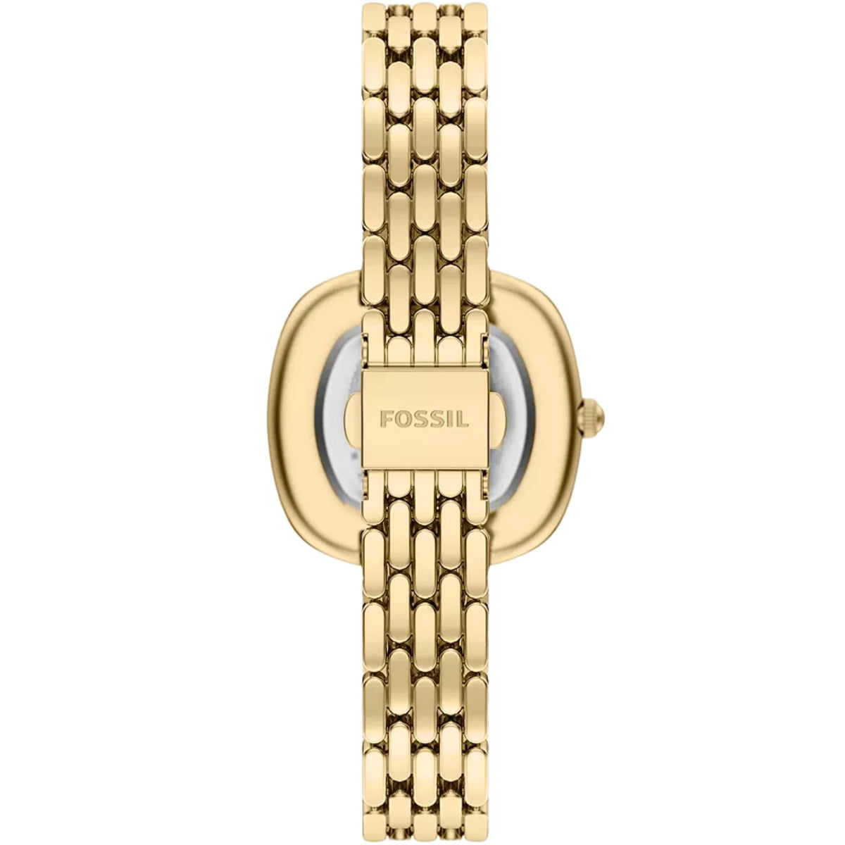 Fossil Emerson 30mm Gold Dial Steel Ladies Quartz Watch ES5506