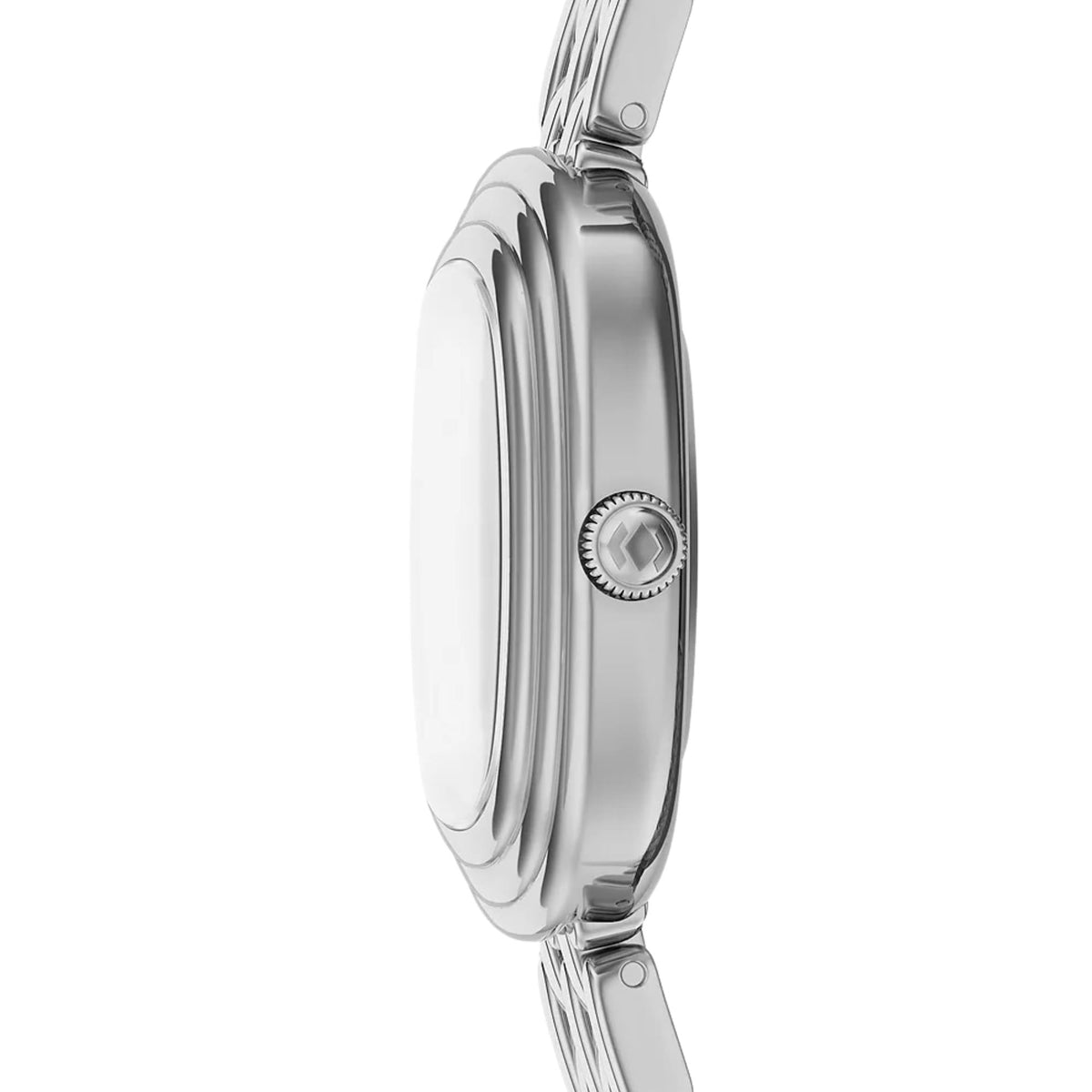 Fossil Emerson 30mm Silver Dial Steel Ladies Quartz Watch ES5508
