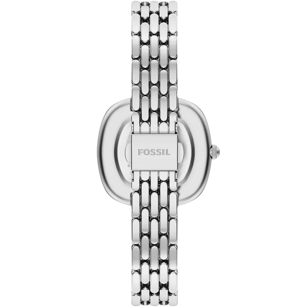 Fossil Emerson 30mm Silver Dial Steel Ladies Quartz Watch ES5508