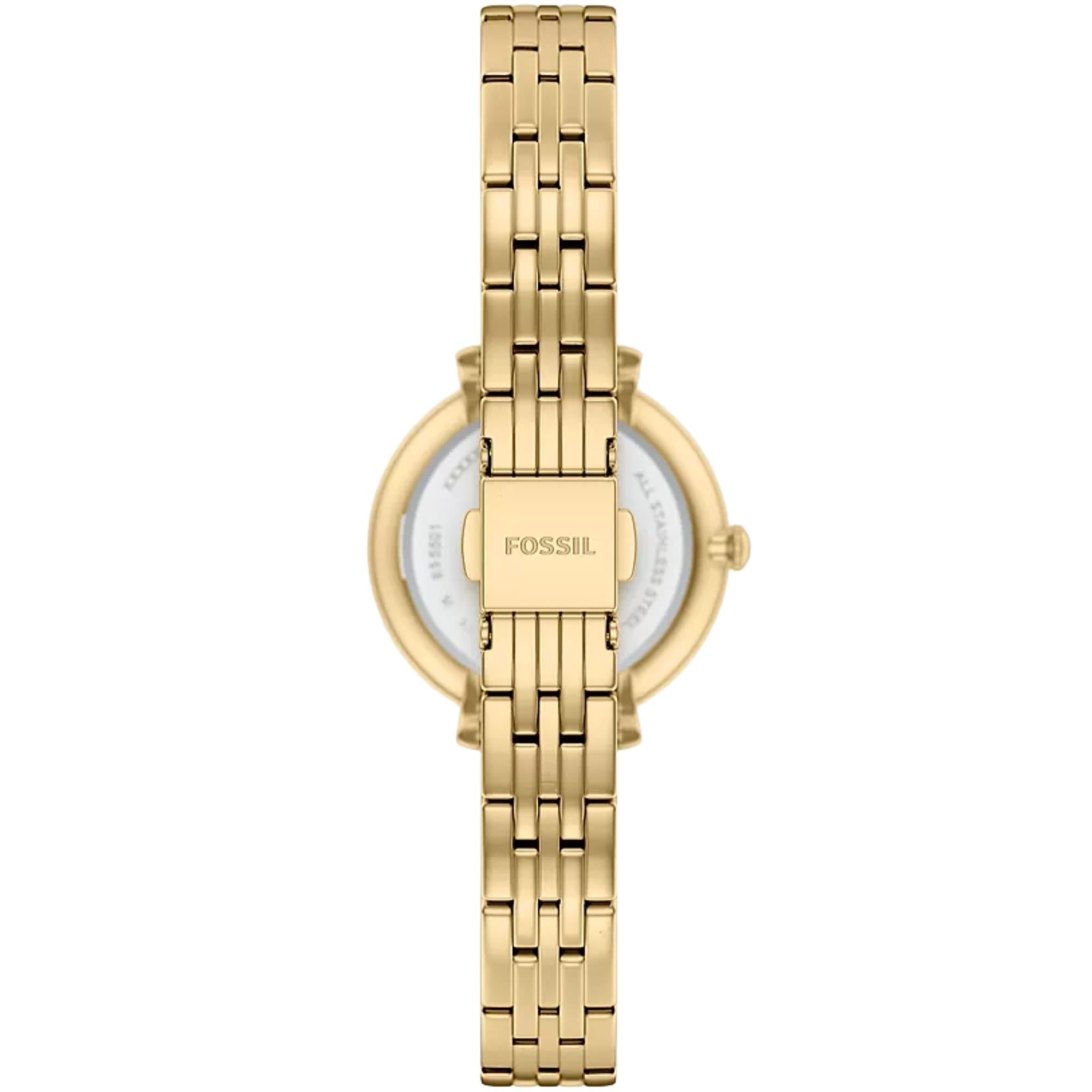 Fossil Heidi 26mm Mother of Pearl Dial Steel Ladies Quartz Watch ES5501