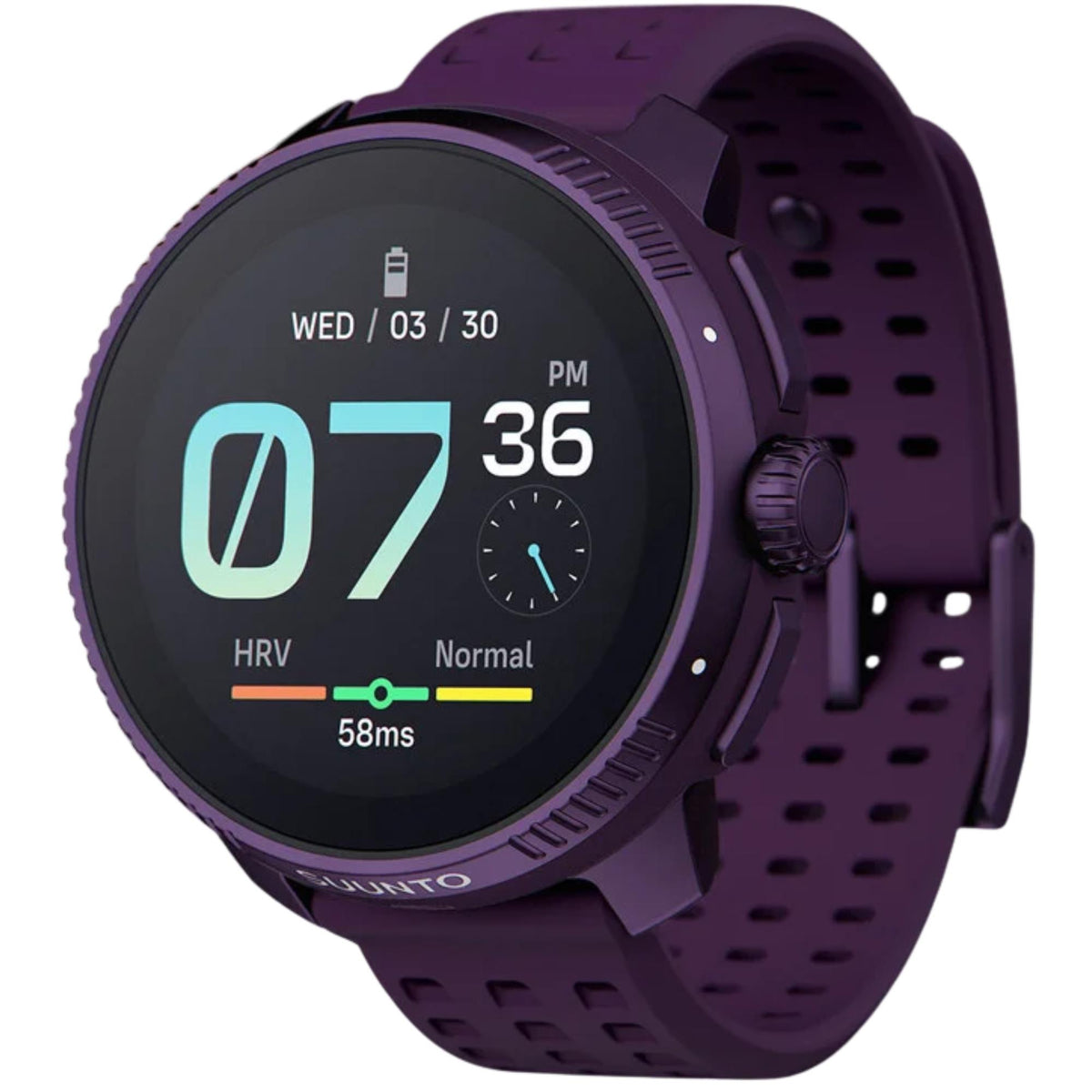 Suunto Race 49mm AMOLED Digital Titanium Amethyst Smart Fitness Watch SS050933000