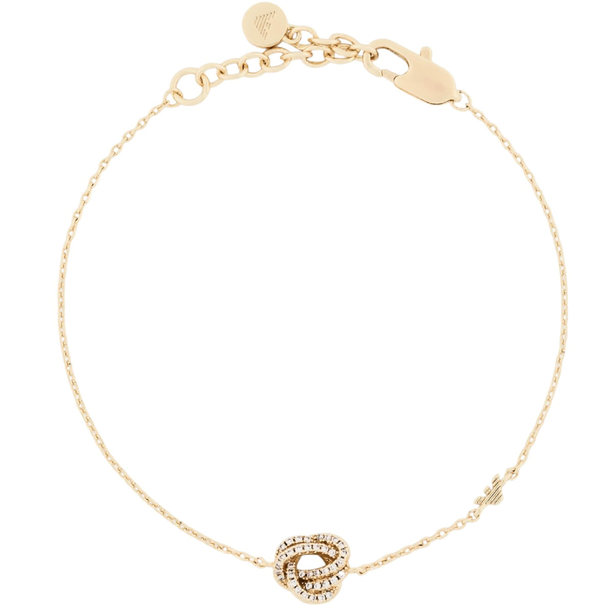 Emporio Armani Sentimental Gold Brass Ladies Station Bracelet EGS3425710