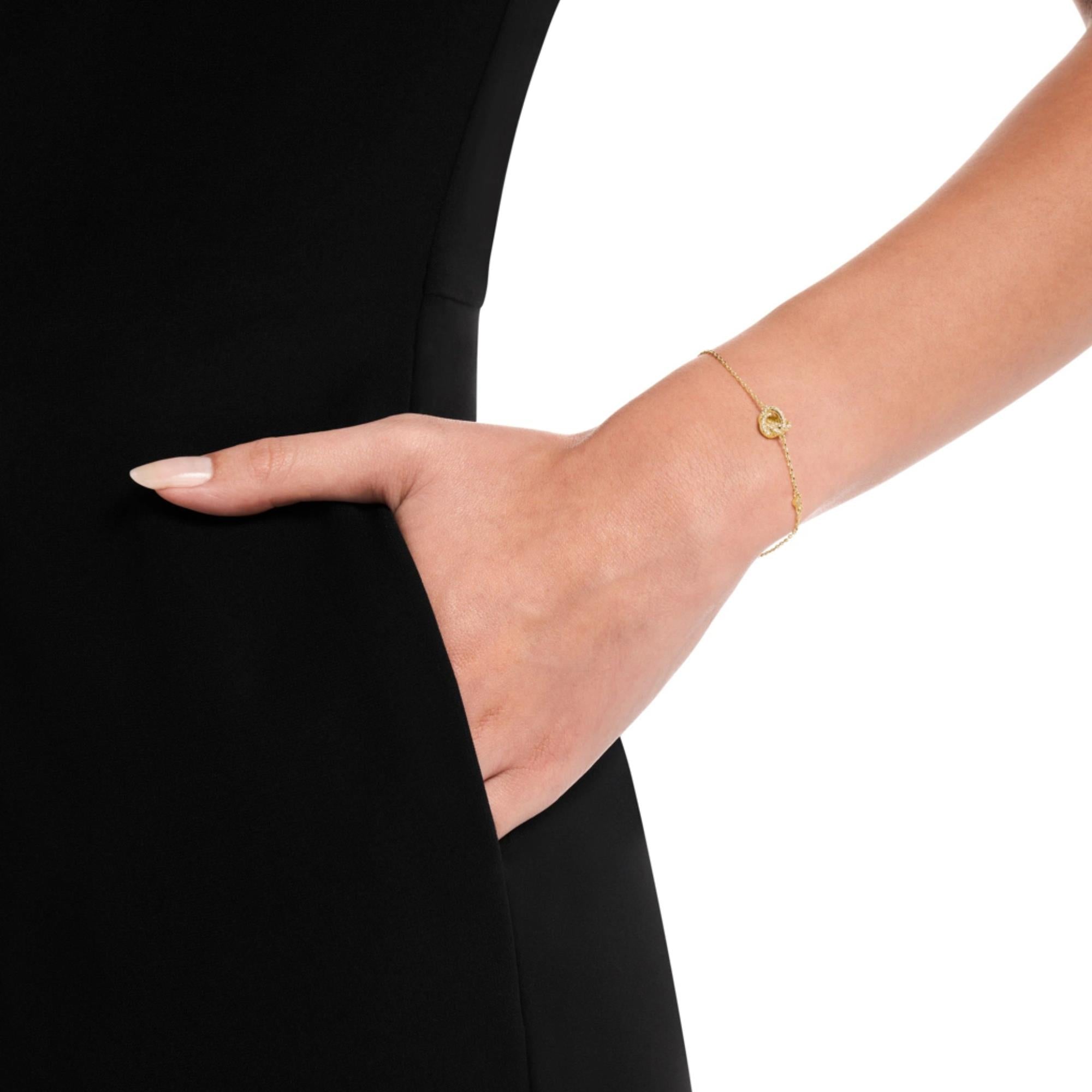 Emporio Armani Sentimental Gold Brass Ladies Station Bracelet EGS3425710